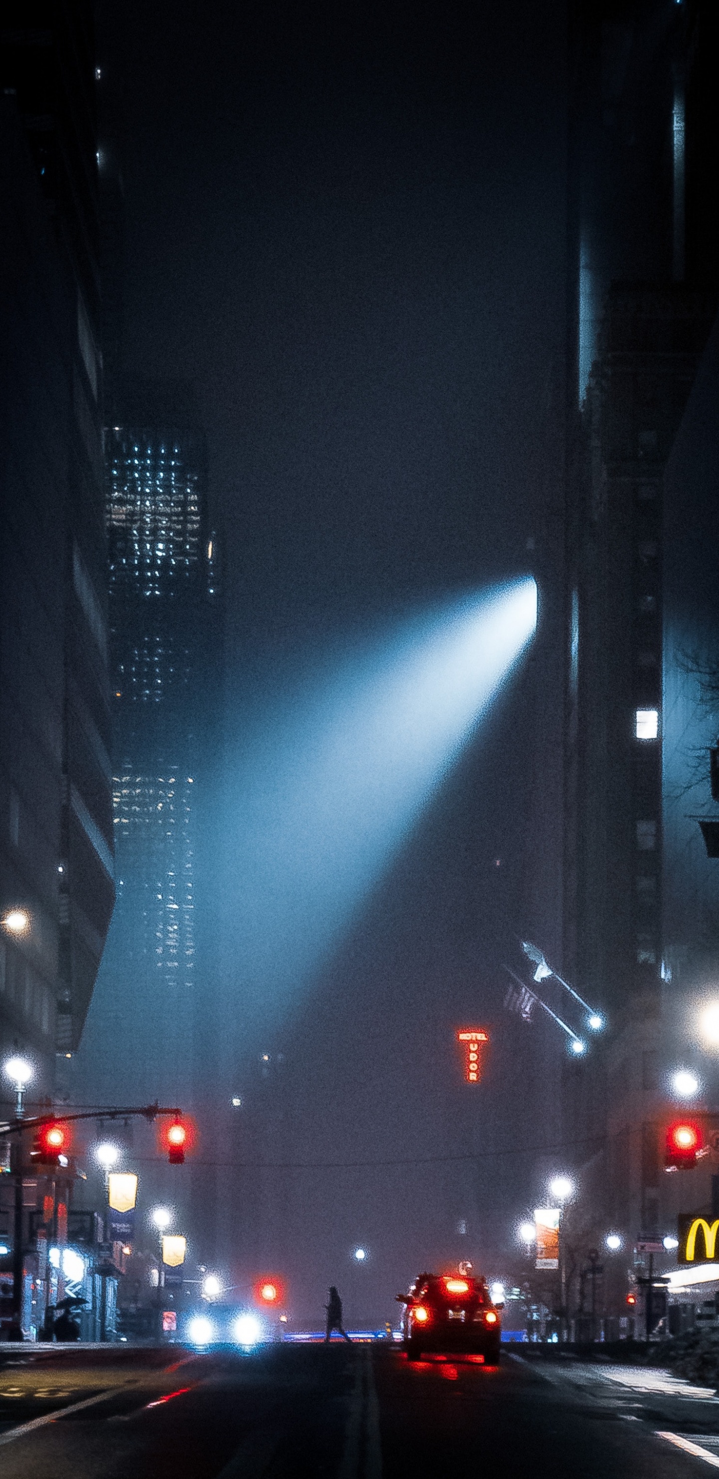 气氛, 车灯, 光, 电力, 路灯 壁纸 1440x2960 允许