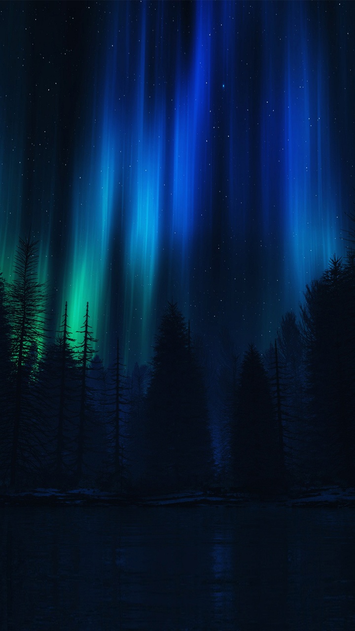 Elephone, Elephone P9000, Aurora Oscura, Aurora, Android. Wallpaper in 720x1280 Resolution