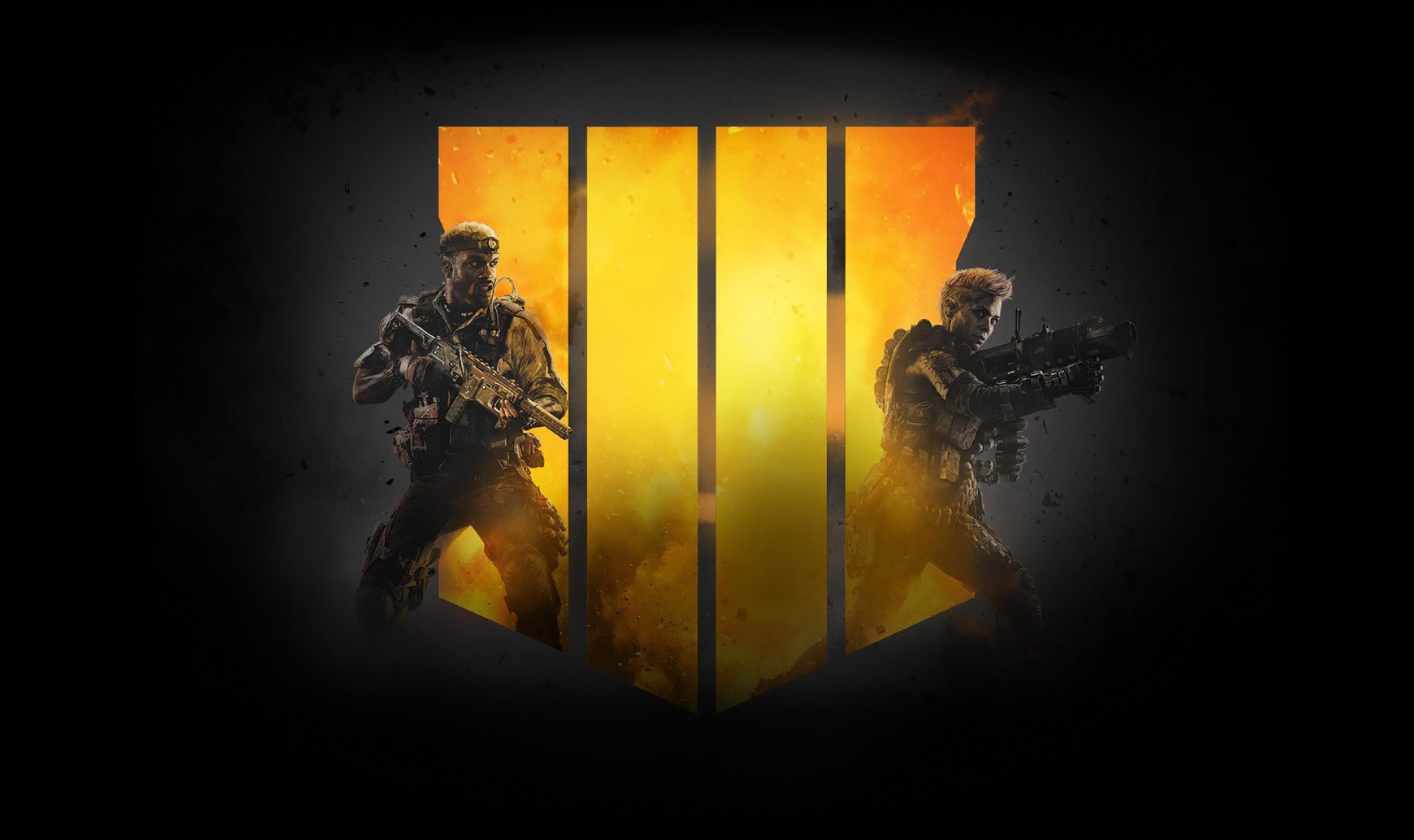 Wallpaper Video Games, Yellow, Single-player Video Game, Call of Duty Black  Ops 4, Illustration, Background - Download Free Image