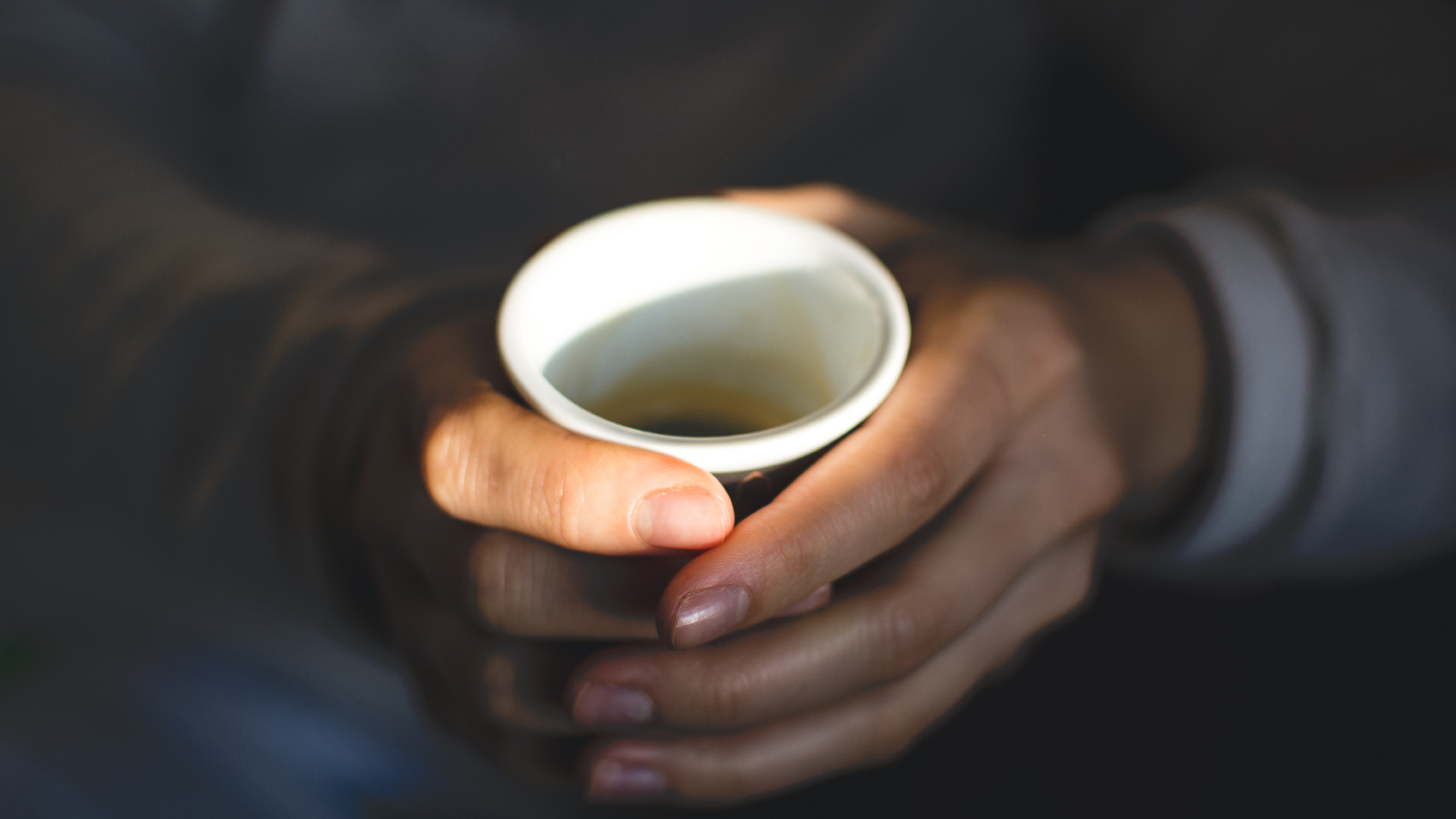 Person Holding White Ceramic Mug. Wallpaper in 1920x1080 Resolution