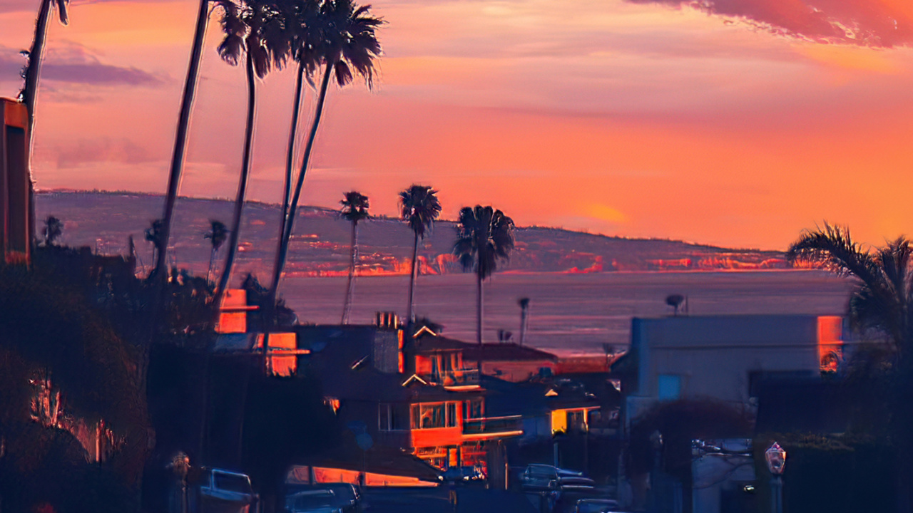 Cloud, Atmosphere, Daytime, Street Light, Orange. Wallpaper in 1280x720 Resolution