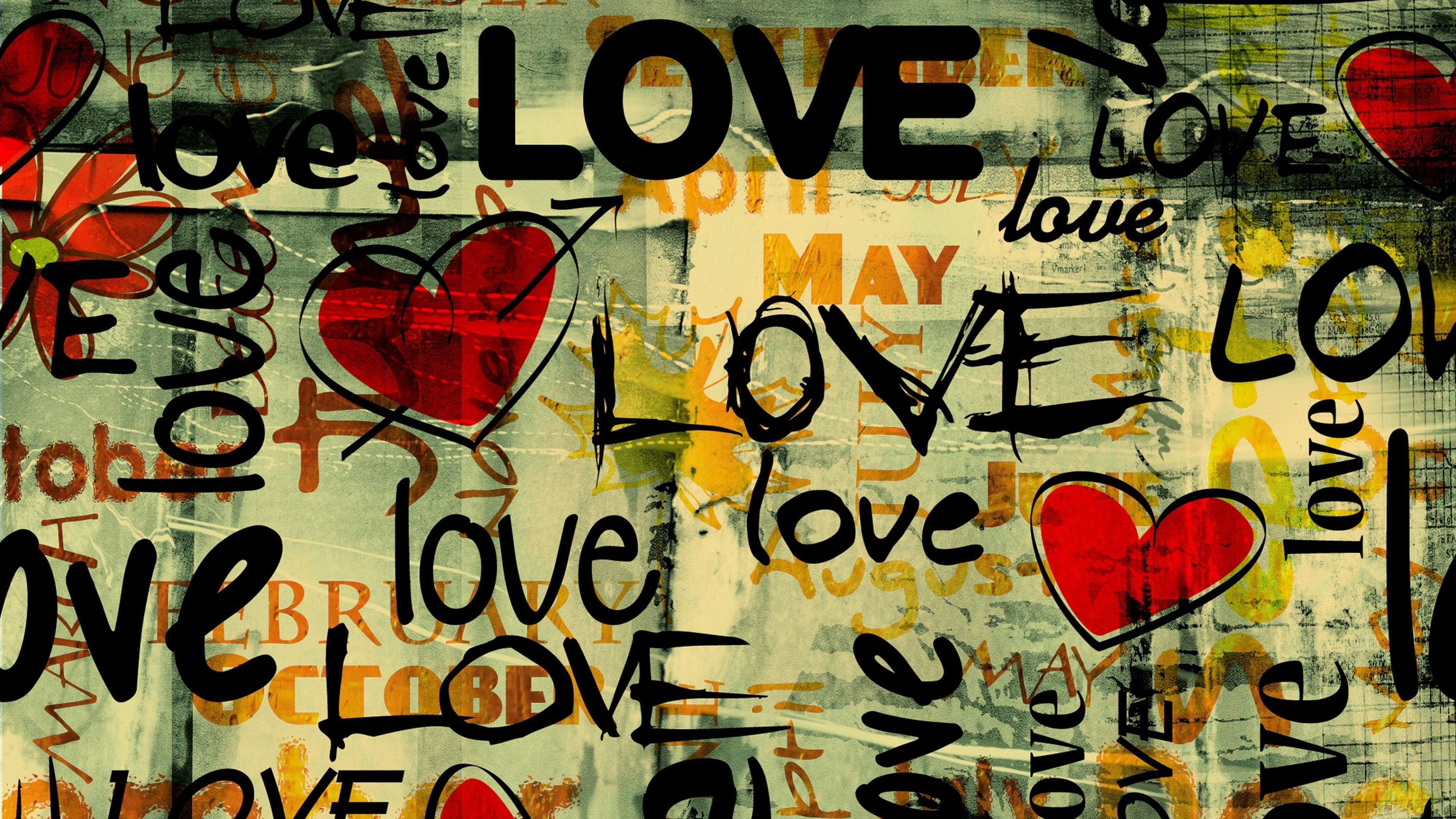 graffiti wallpaper desktop love