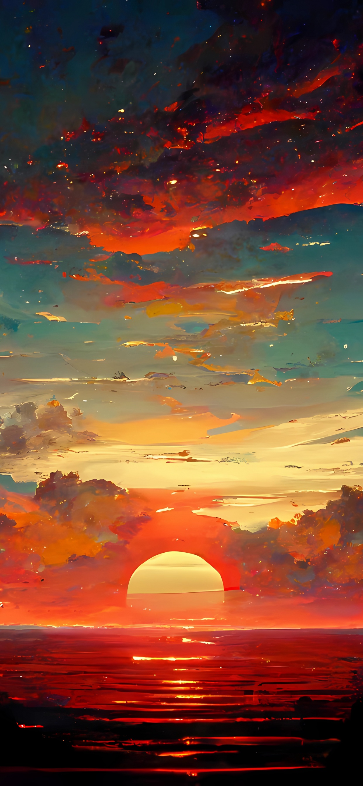 Agua, Ambiente, Afterglow, Naturaleza, Paisaje Natural. Wallpaper in 1242x2688 Resolution