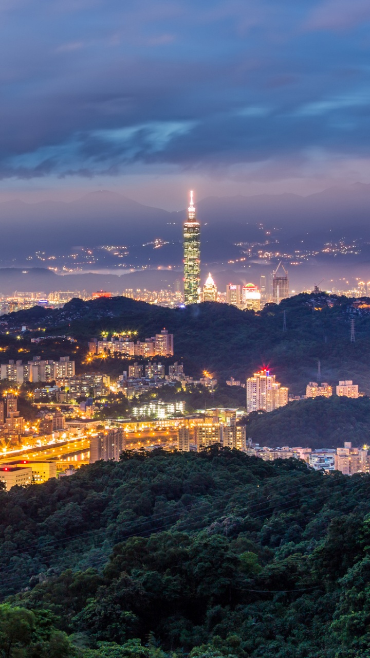 台北101, 城市, 城市景观, 里程碑, 中国 壁纸 720x1280 允许