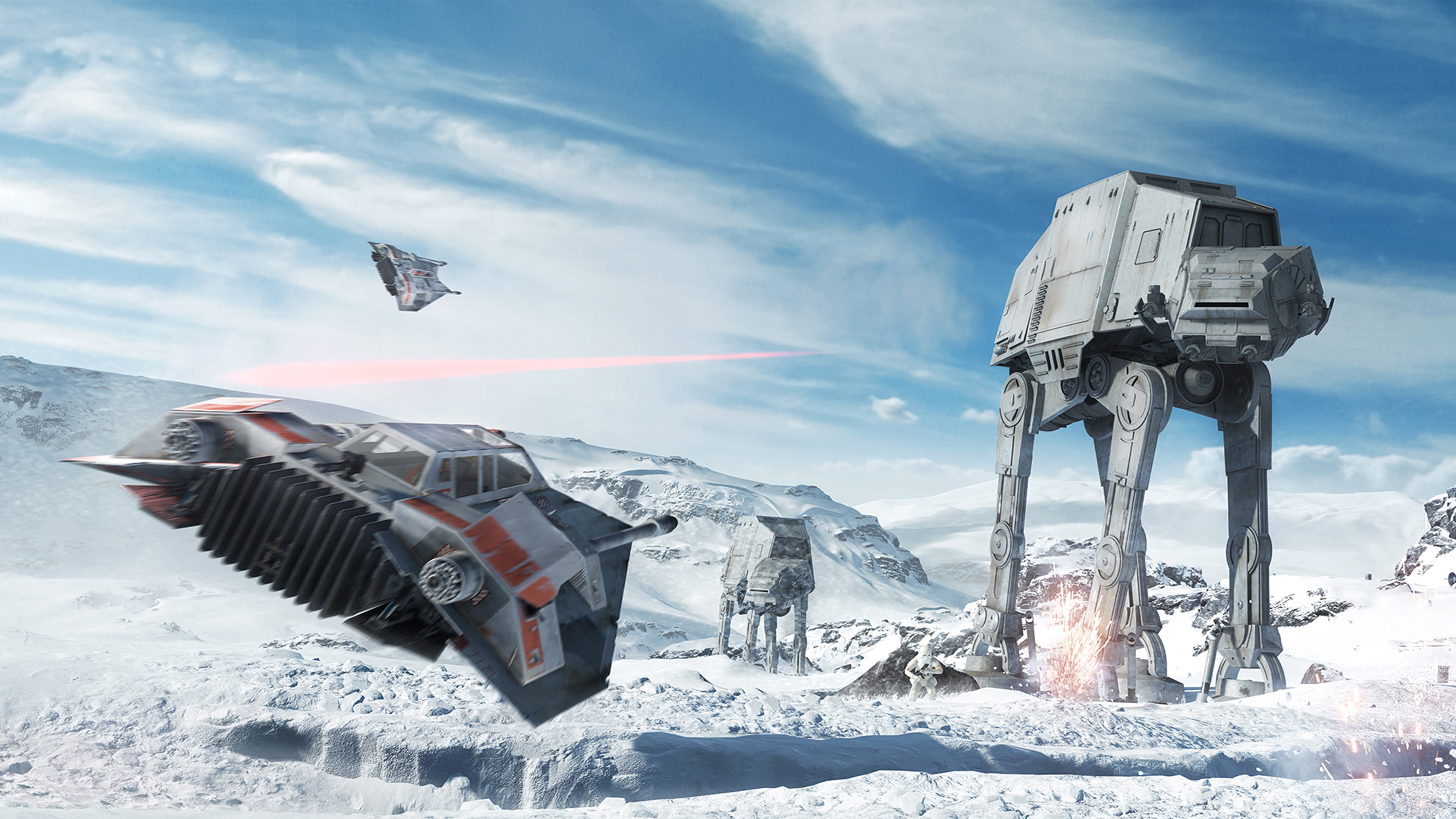 Star Wars Battlefront, Star Wars Battlefront Ii, Star Wars, Electronic Arts, Ártico. Wallpaper in 3840x2160 Resolution