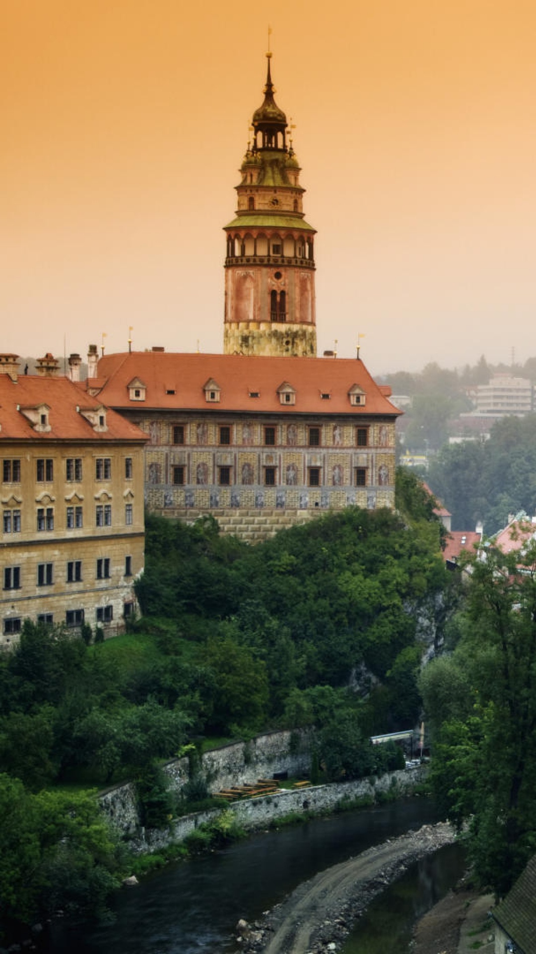 Braunes Und Weißes Betongebäude. Wallpaper in 1080x1920 Resolution