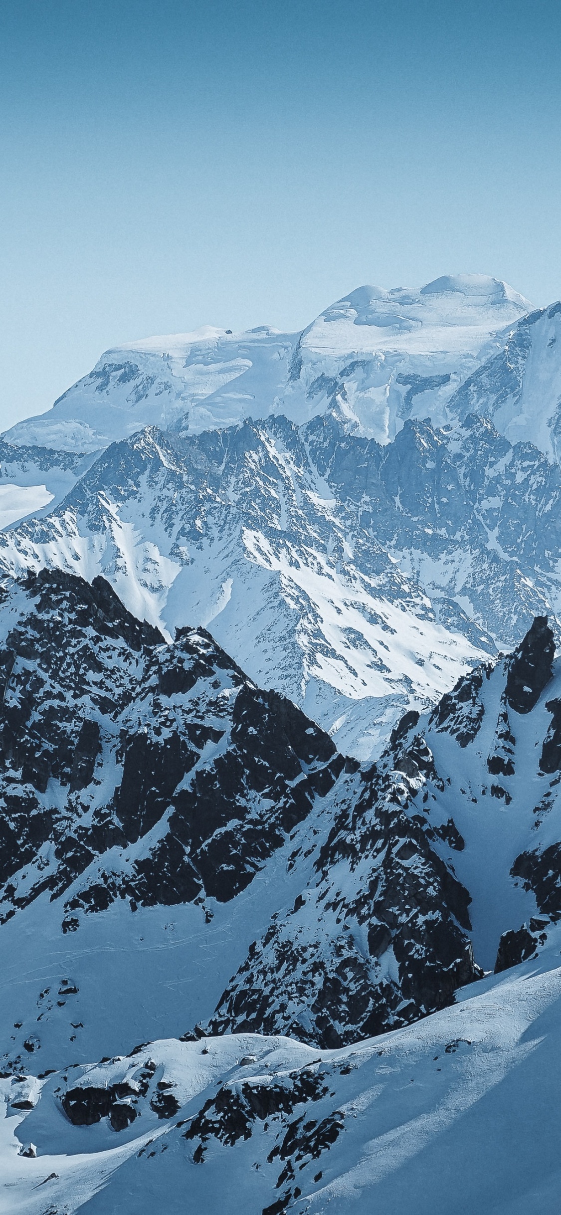 Mountain, Alps, Snowy Mountains, Mountain Range, Snow. Wallpaper in 1125x2436 Resolution