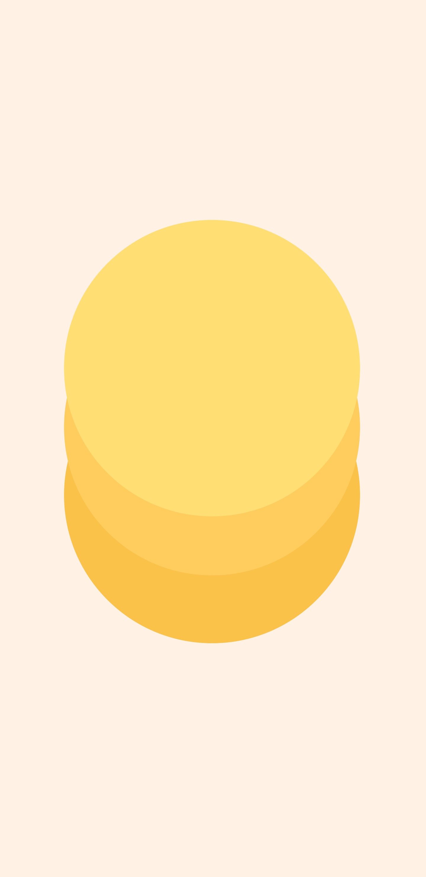 Orange, Farbtöne Und Schattierungen, Kreis, Peach, Metall. Wallpaper in 1440x2960 Resolution