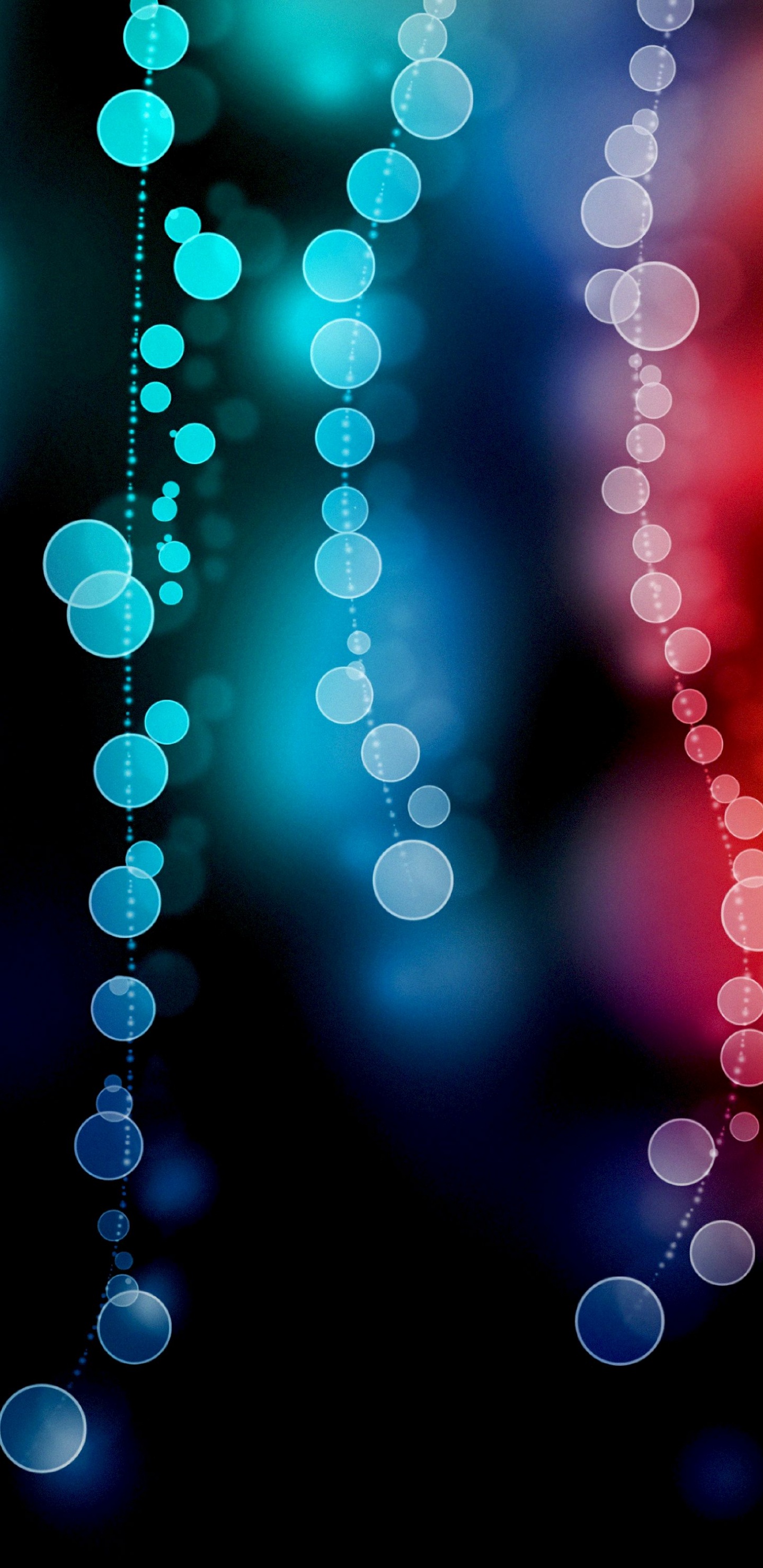 Luces Bokeh Naranjas y Amarillas. Wallpaper in 1440x2960 Resolution