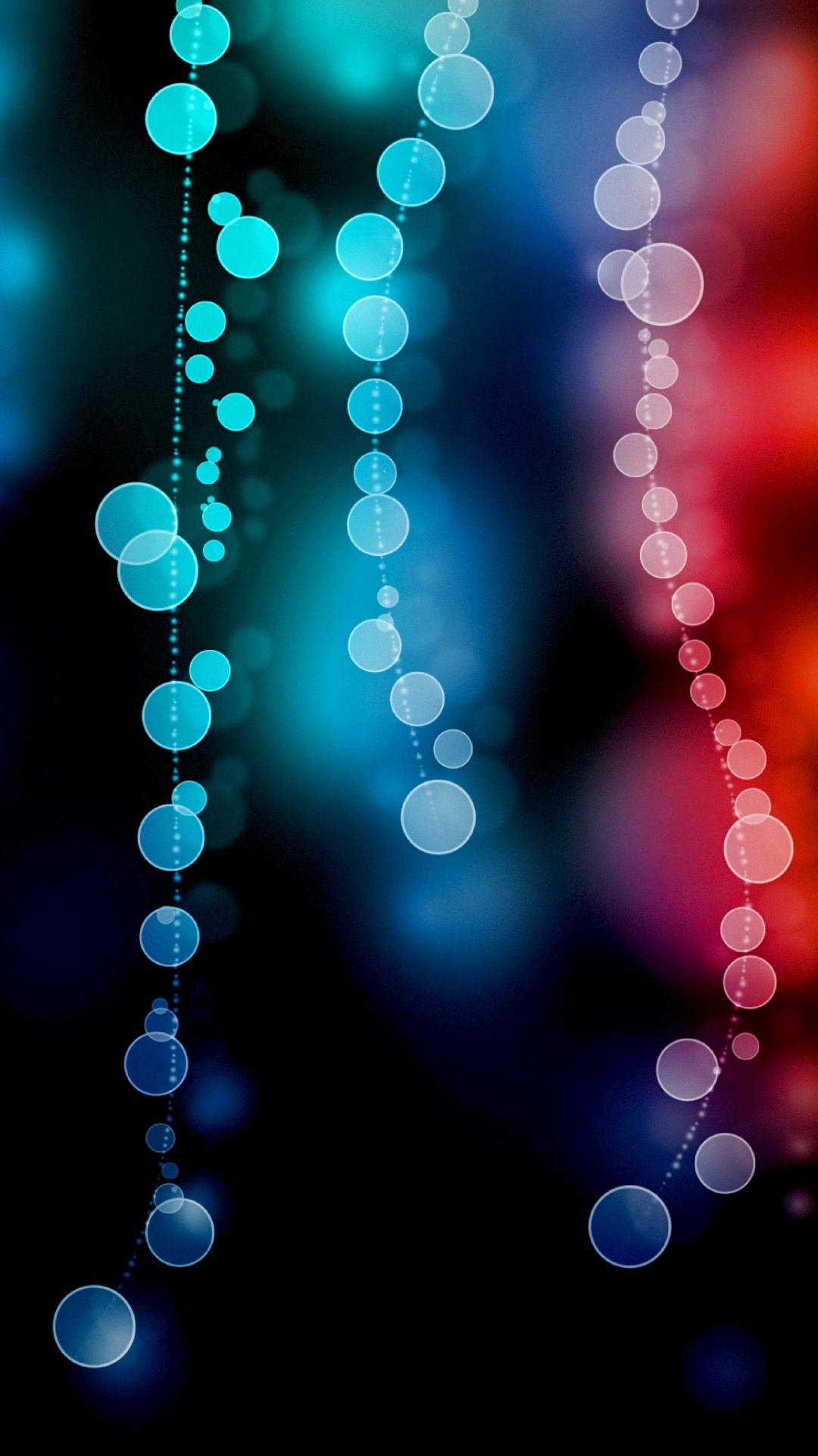 Orange Und Gelbe Bokeh-Lichter. Wallpaper in 1080x1920 Resolution