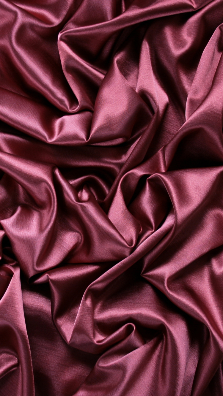 缎面, 丝绸, 粉红色, 品红色, 紫色的 壁纸 750x1334 允许