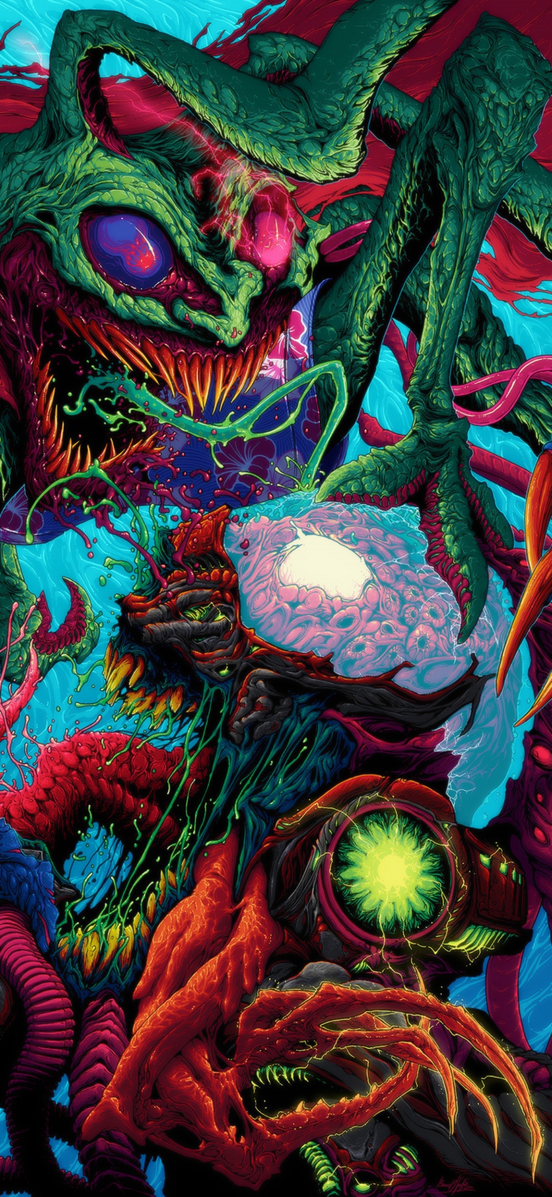 Illustration, Kunst, Gr, Magenta, Farbe. Wallpaper in 1125x2436 Resolution