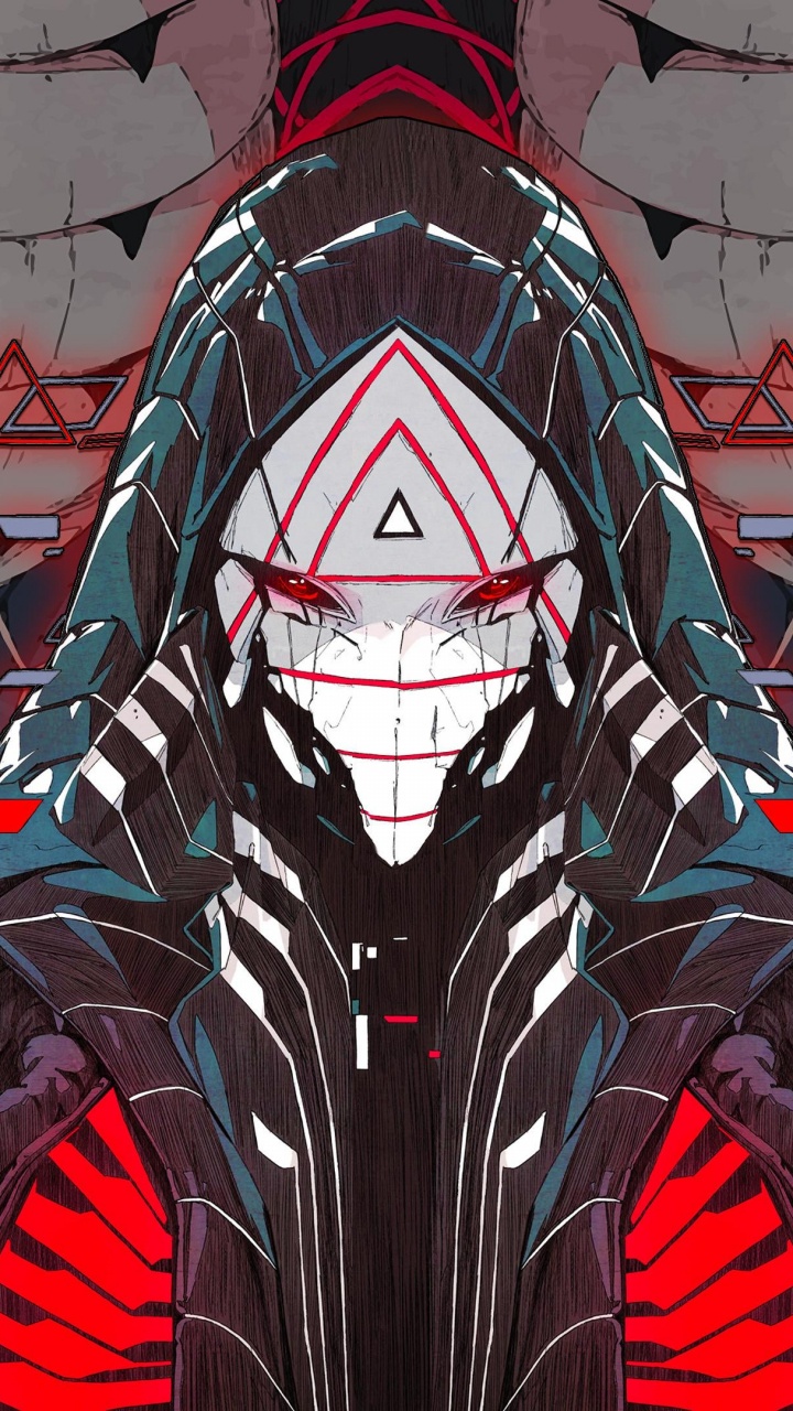 Ouroboros, Microphone, Digital Art, Mouth, Textile. Wallpaper in 720x1280 Resolution