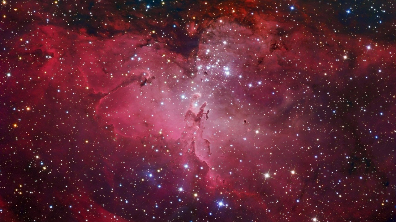 老鹰星云, 宇宙, 明星, 天文学对象, 气氛 壁纸 1280x720 允许