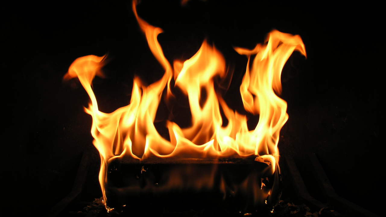 Brûler du Bois Sur un Feu de Camp. Wallpaper in 1280x720 Resolution