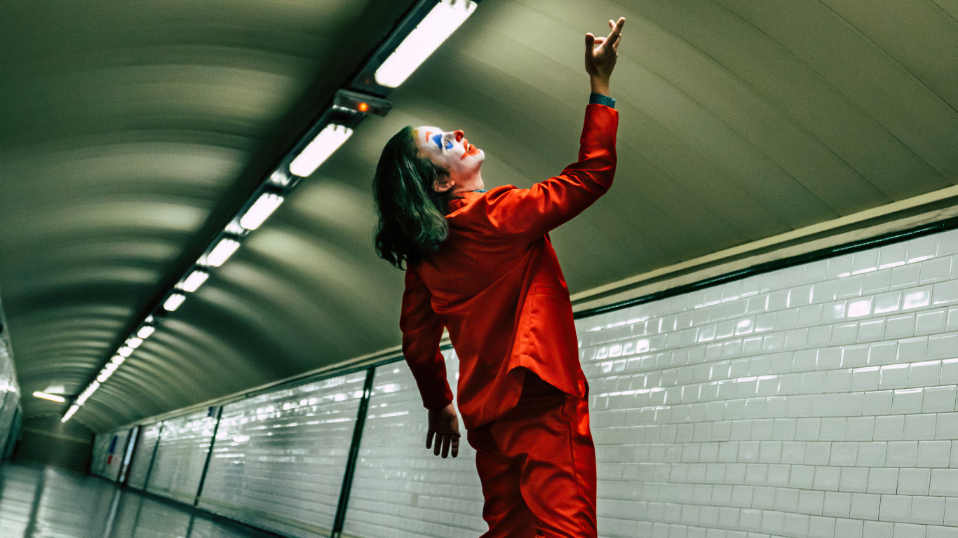 Joker 5k. Wallpaper in 1366x768 Resolution