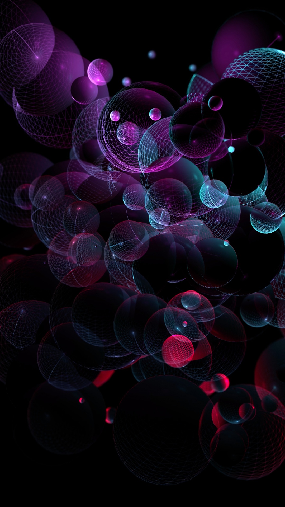 光, 分形技术, 紫色的, 紫罗兰色, 品红色 壁纸 1080x1920 允许