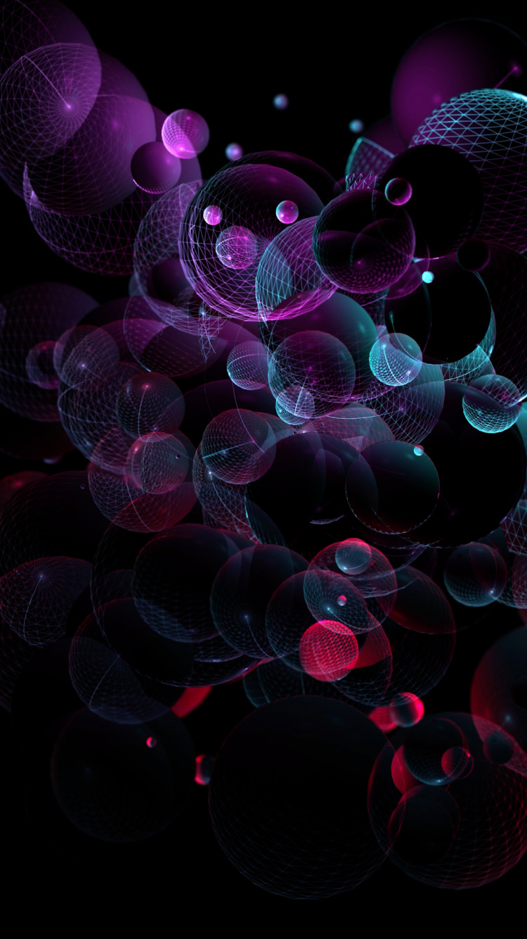 Luz, Arte Fractal, Morado, Agua, Violeta. Wallpaper in 750x1334 Resolution