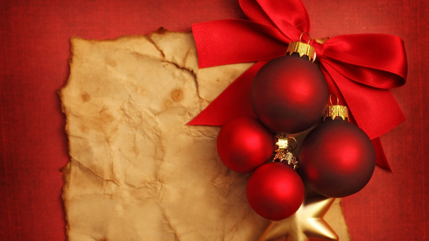 Christmas Day, New Year, Christmas Decoration, Santa Claus, Christmas Ornament. Wallpaper in 1366x768 Resolution