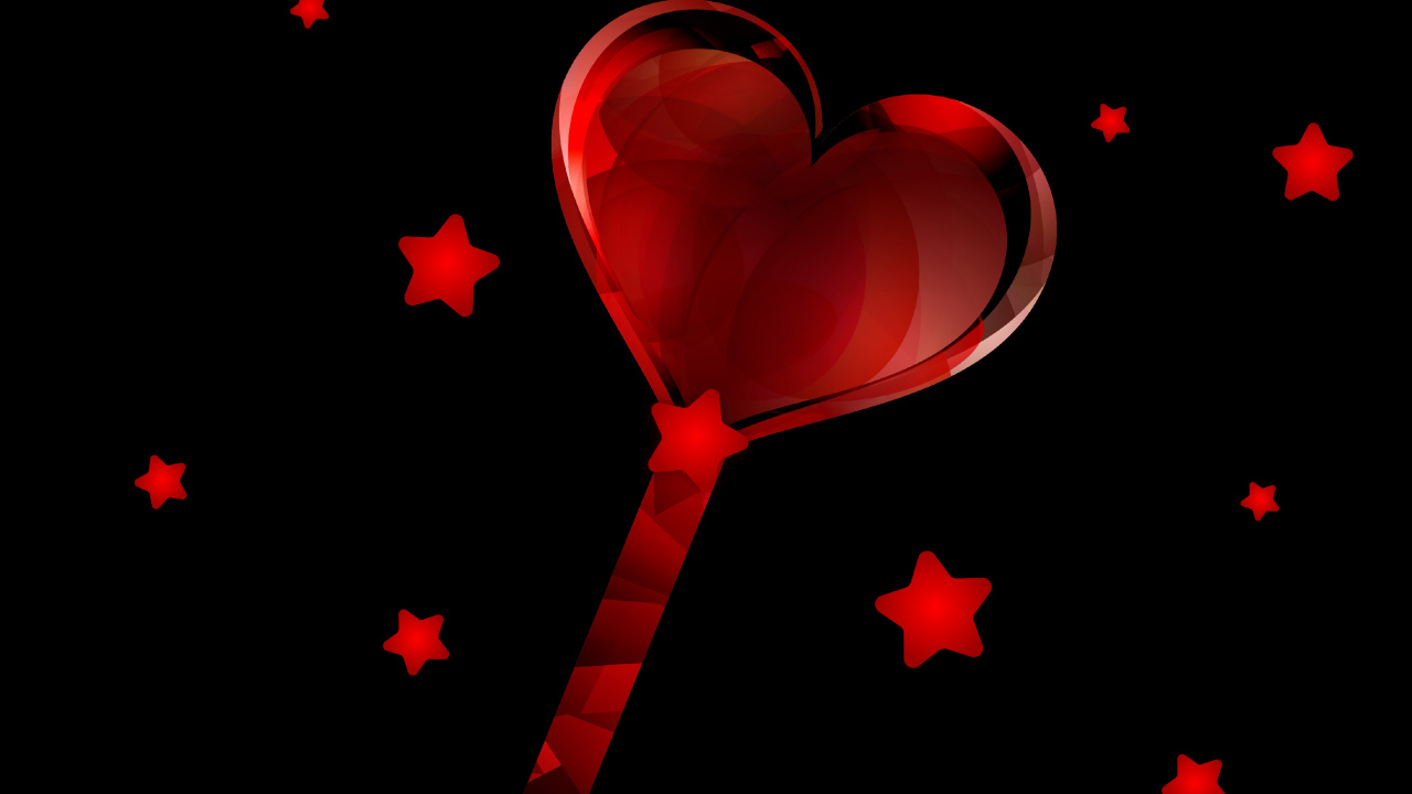 Cœur, Red, le Jour de Valentines, Amour, Carmine. Wallpaper in 1280x720 Resolution