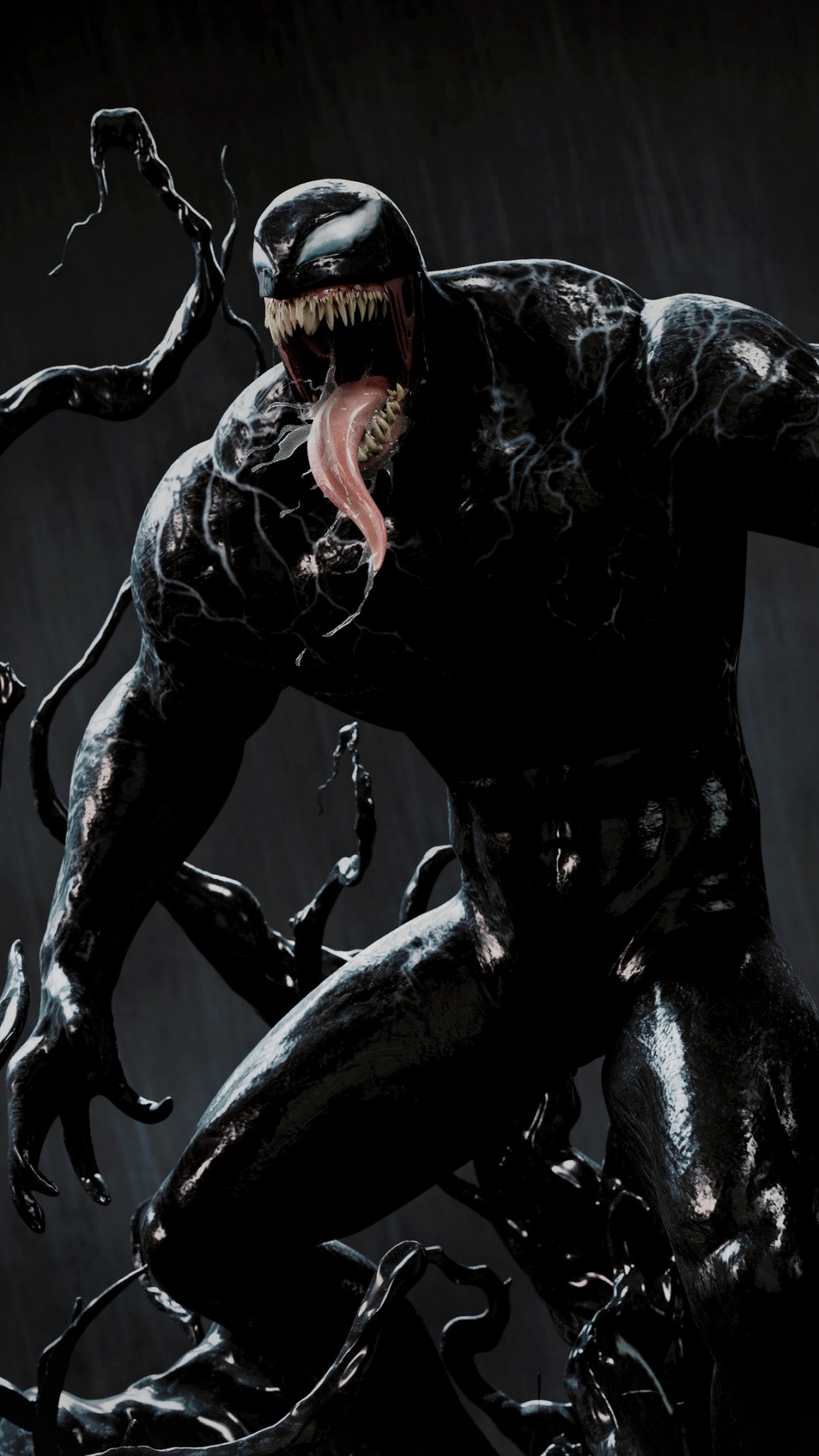 Man in Black Suit Holding Black Rifle. Wallpaper in 1080x1920 Resolution