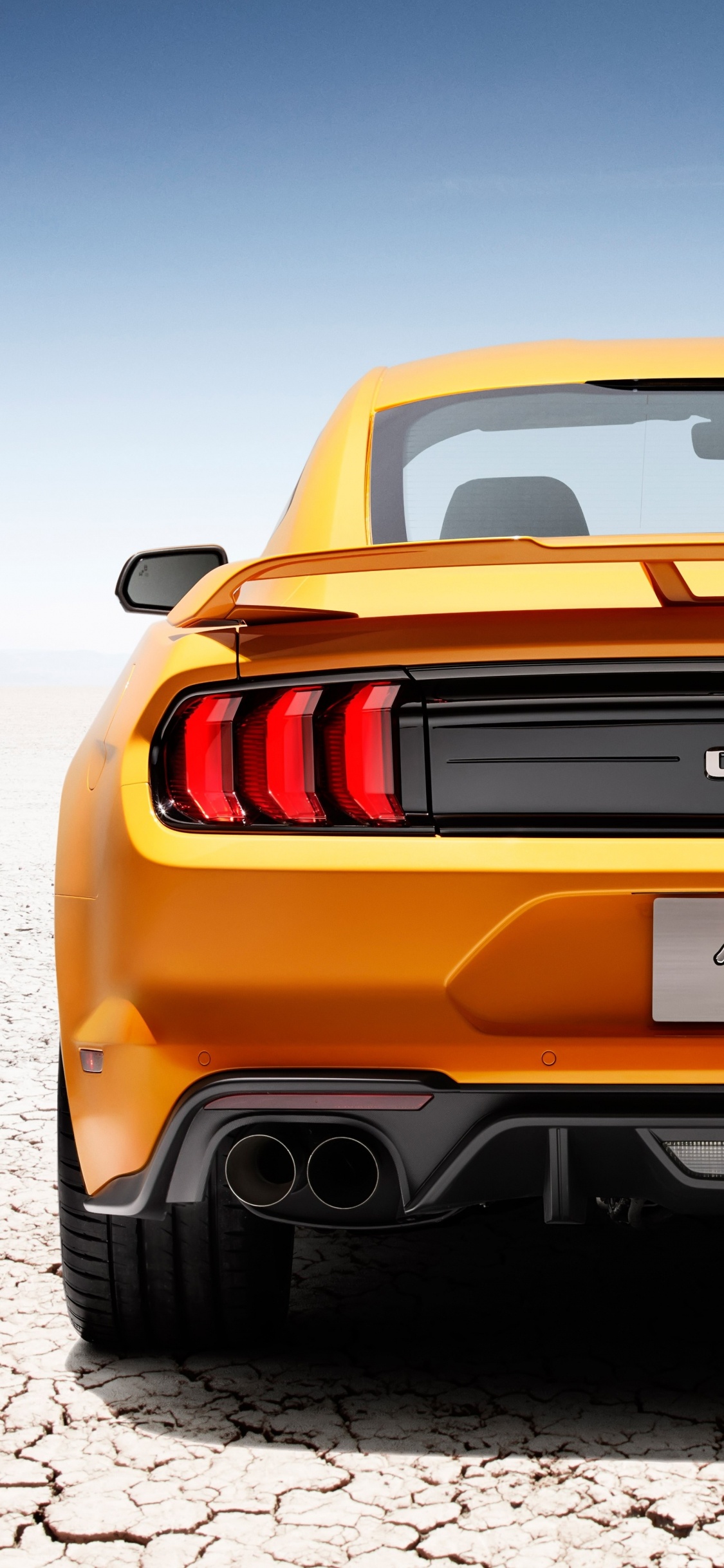 福特, 福特gt, 黄色的, 经典汽车, 肌肉车 壁纸 1125x2436 允许