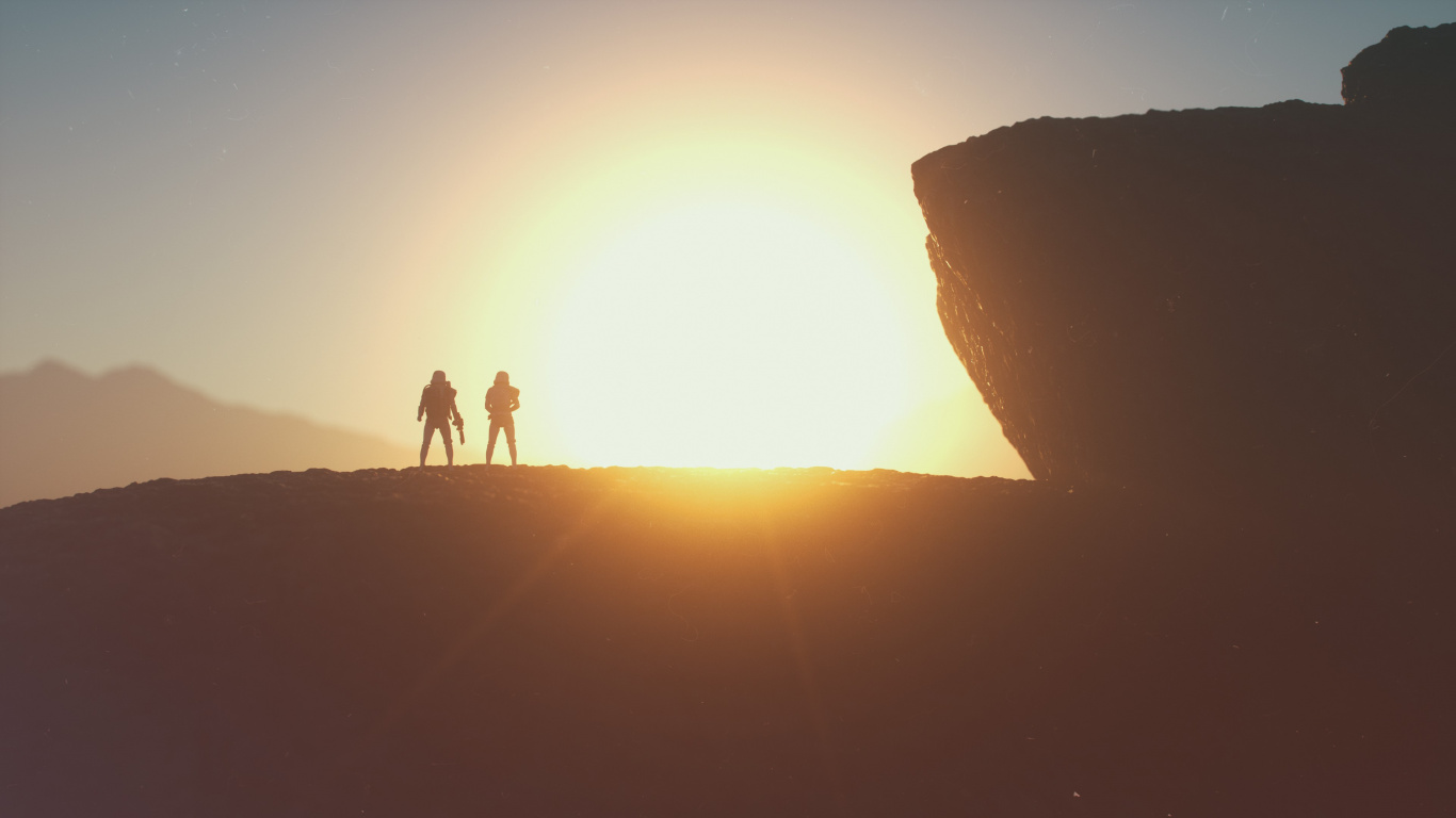 Sun, Qira, Stormtrooper, Star Wars, Ecoregion. Wallpaper in 1366x768 Resolution