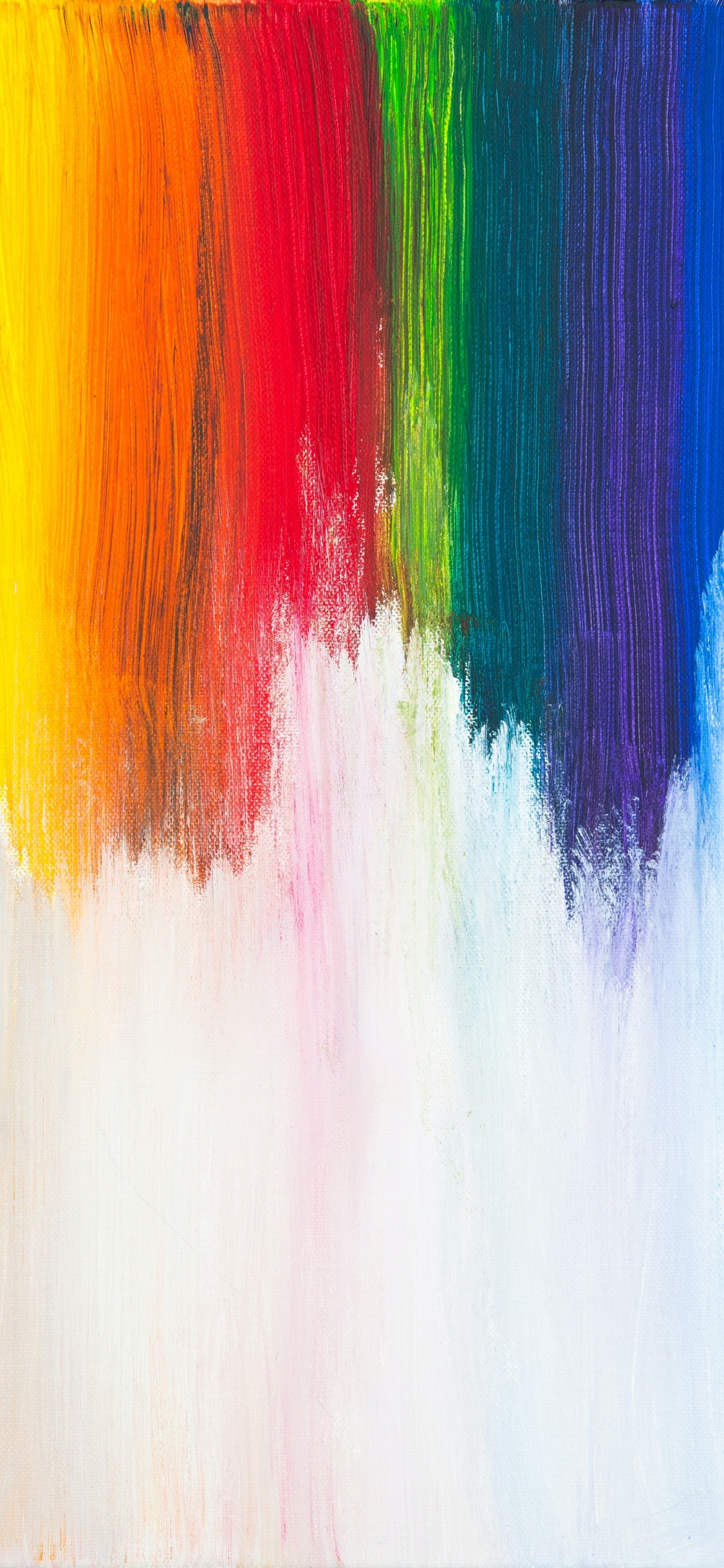 Feliz Domingo Cuenta Tus Arcoiris, Pintura, Pintura de Arte, Agua, Rosa. Wallpaper in 1125x2436 Resolution