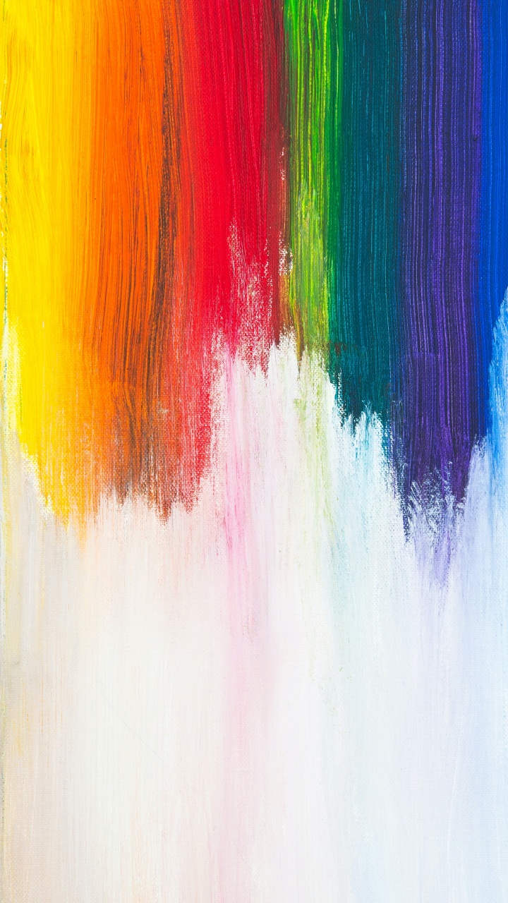 Feliz Domingo Cuenta Tus Arcoiris, Pintura, Pintura de Arte, Agua, Rosa. Wallpaper in 720x1280 Resolution