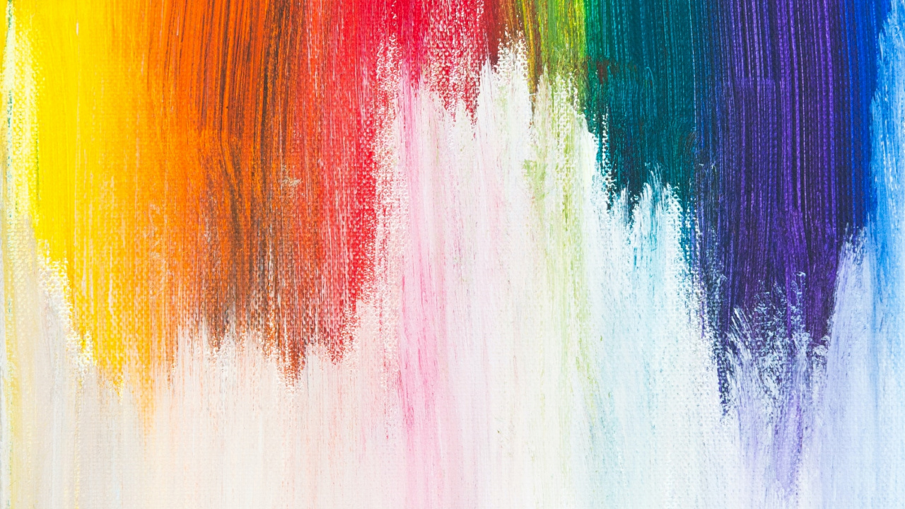 Happy Sunday Count Your Rainbows, Colorfulness, Paint, Art Paint, Water. Wallpaper in 1280x720 Resolution