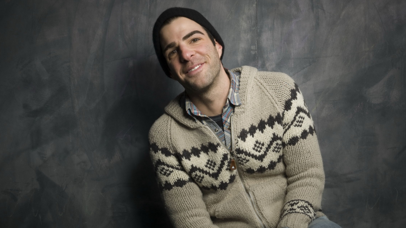 Zachary Cinquième, Spock, Star Trek, Acteur, Portrait. Wallpaper in 1366x768 Resolution