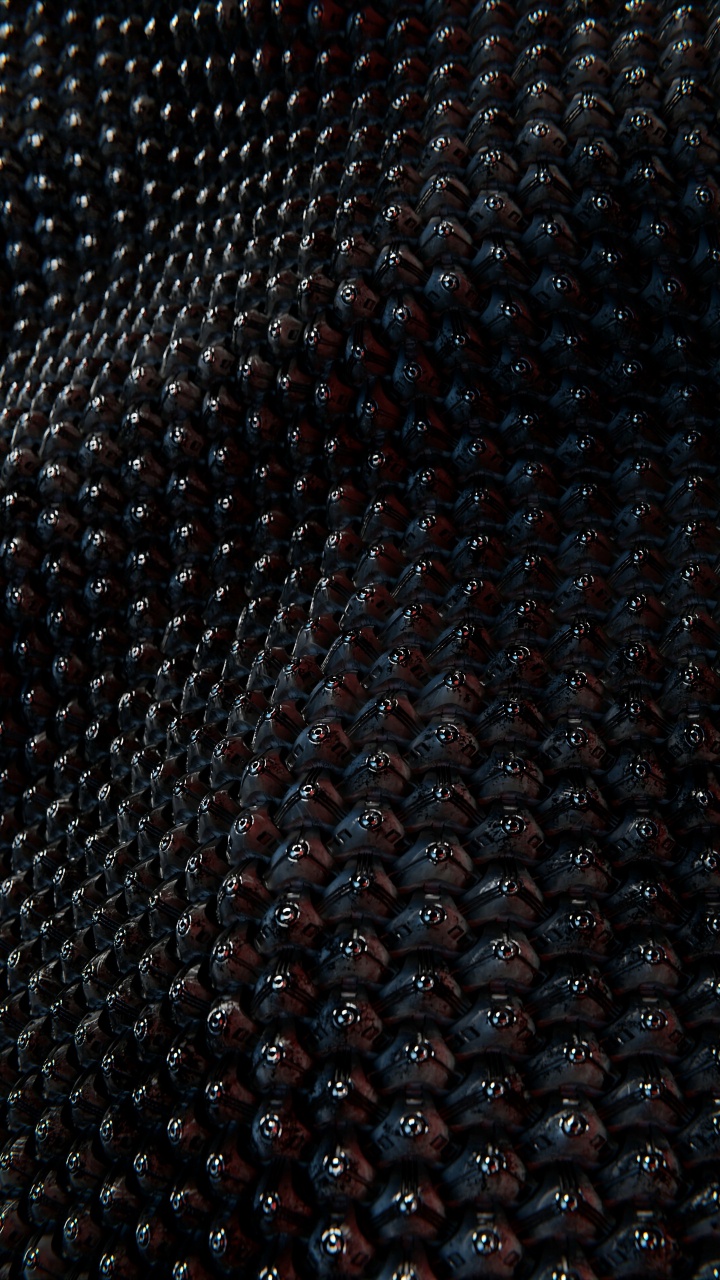 Schwarz-weiß Gepunktetes Textil. Wallpaper in 720x1280 Resolution