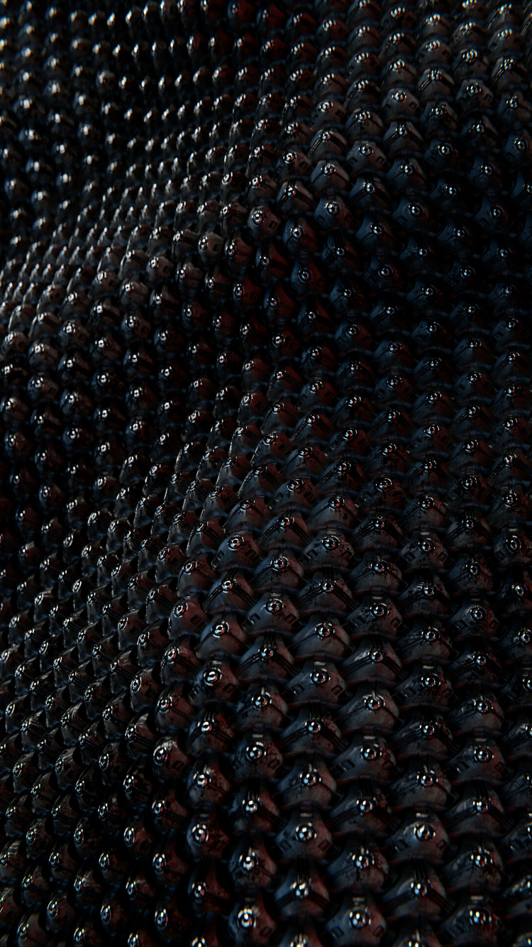 Schwarz-weiß Gepunktetes Textil. Wallpaper in 750x1334 Resolution