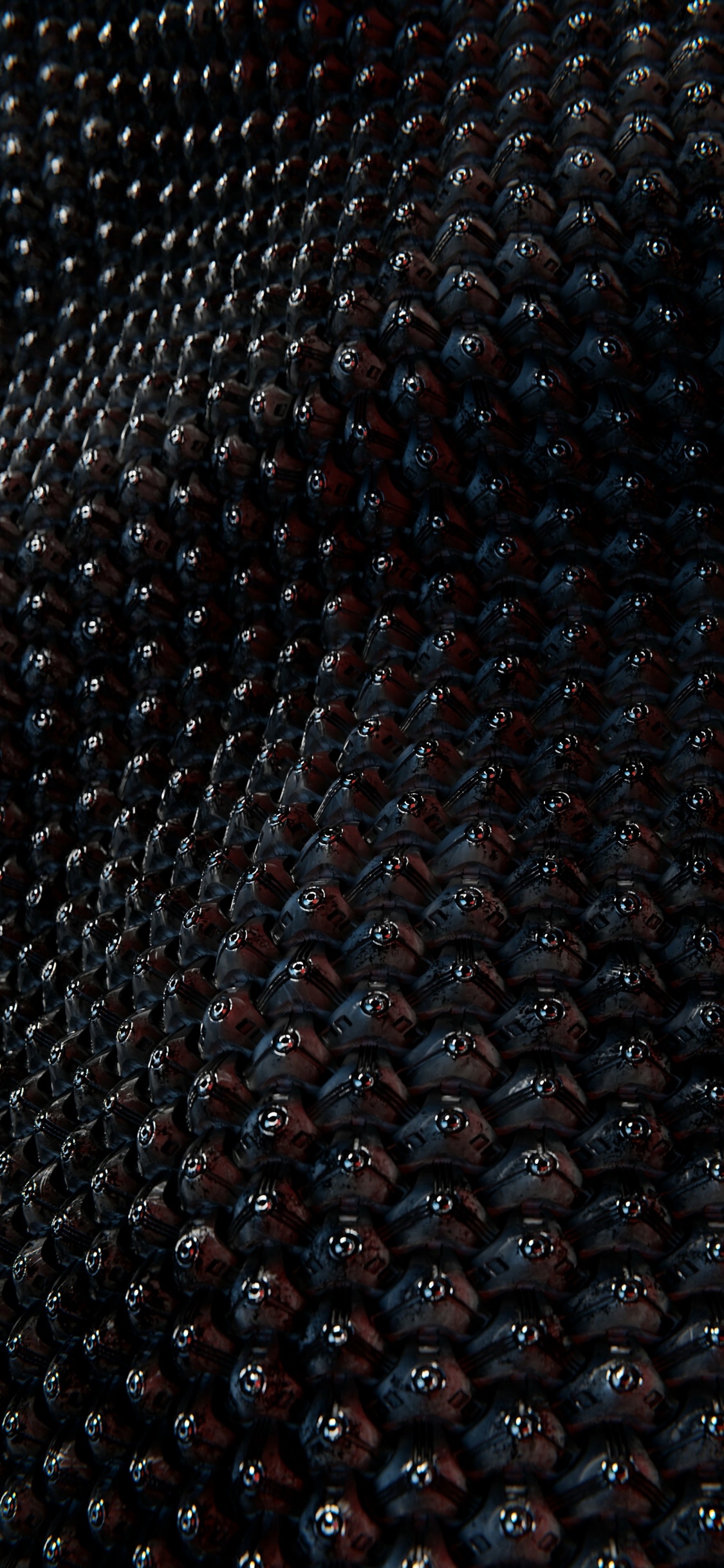 Black and White Polka Dot Textile. Wallpaper in 1125x2436 Resolution