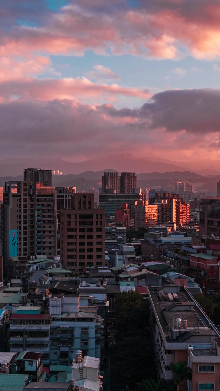 City, Cloud, Atmosphere, Daytime, Building. Wallpaper in 720x1280 Resolution