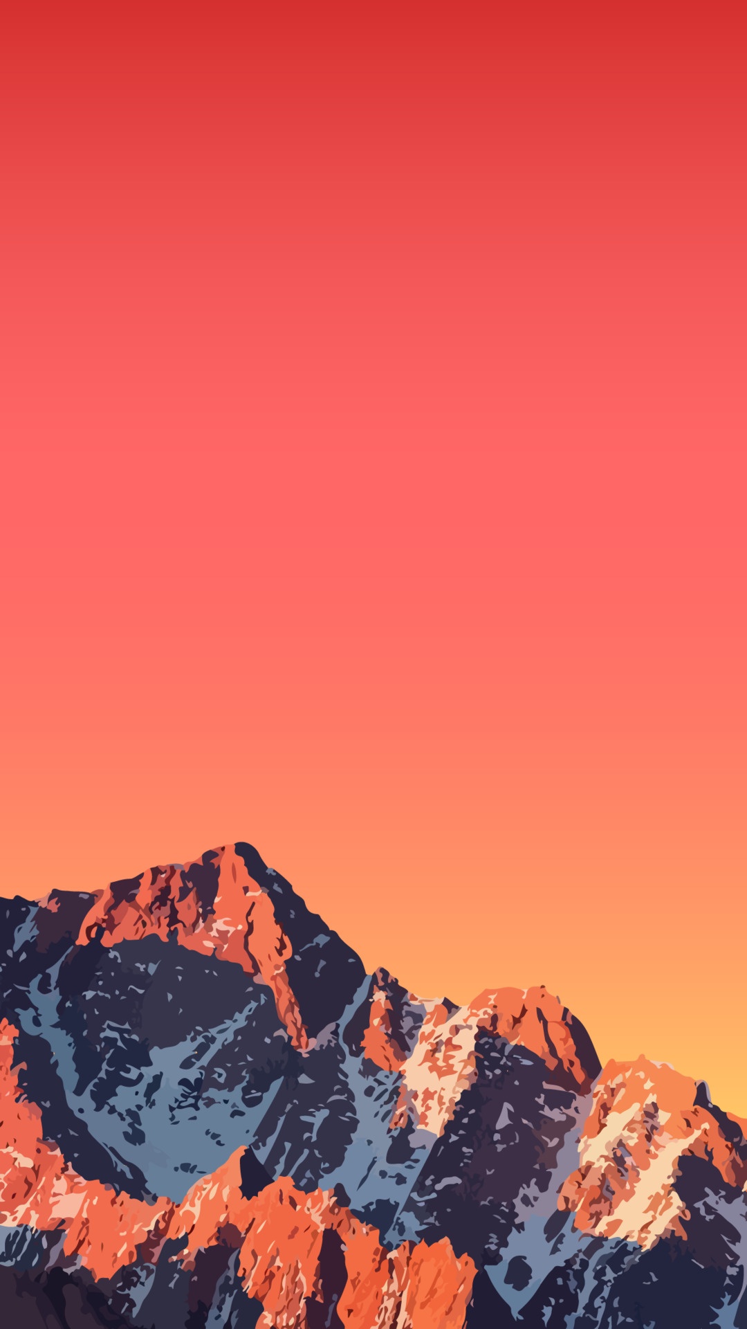 Mac OS Sierra, Air, 余辉, 斜坡, 自然景观 壁纸 1080x1920 允许