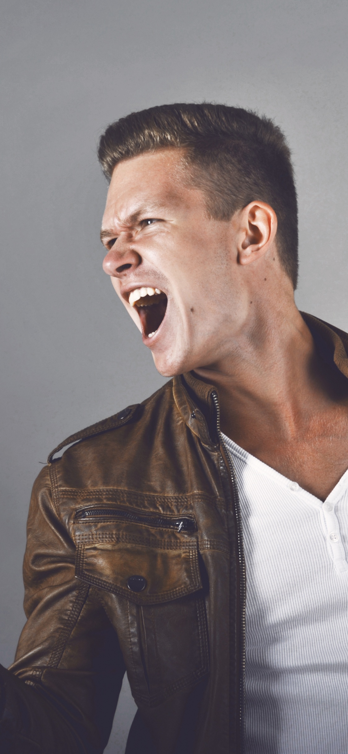 Human, Microphone, AcademeG, t Shirt, Man. Wallpaper in 1125x2436 Resolution