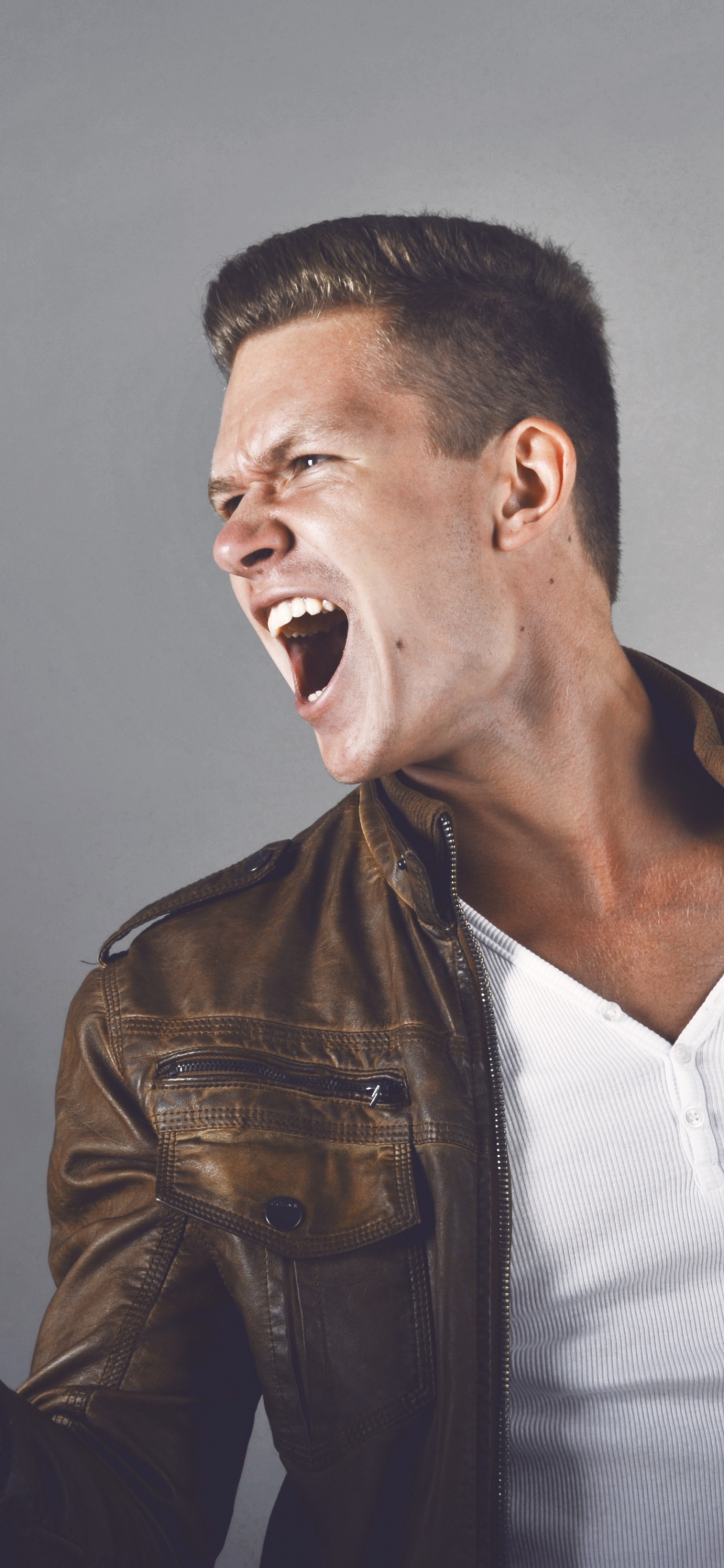 Human, Microphone, AcademeG, t Shirt, Man. Wallpaper in 1242x2688 Resolution