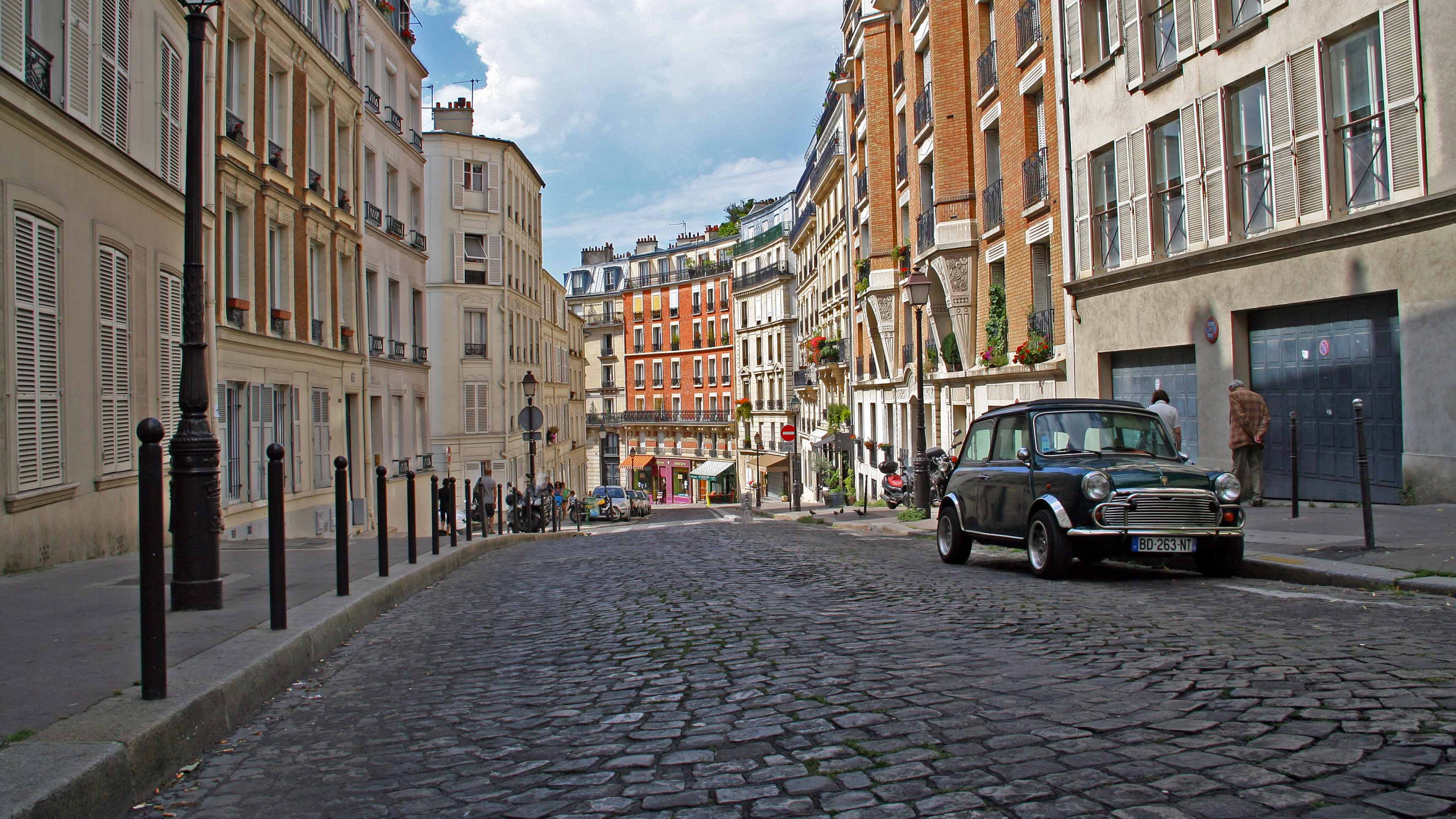 街, 街区, 城市, 车道, 巷子里 壁纸 2560x1440 允许