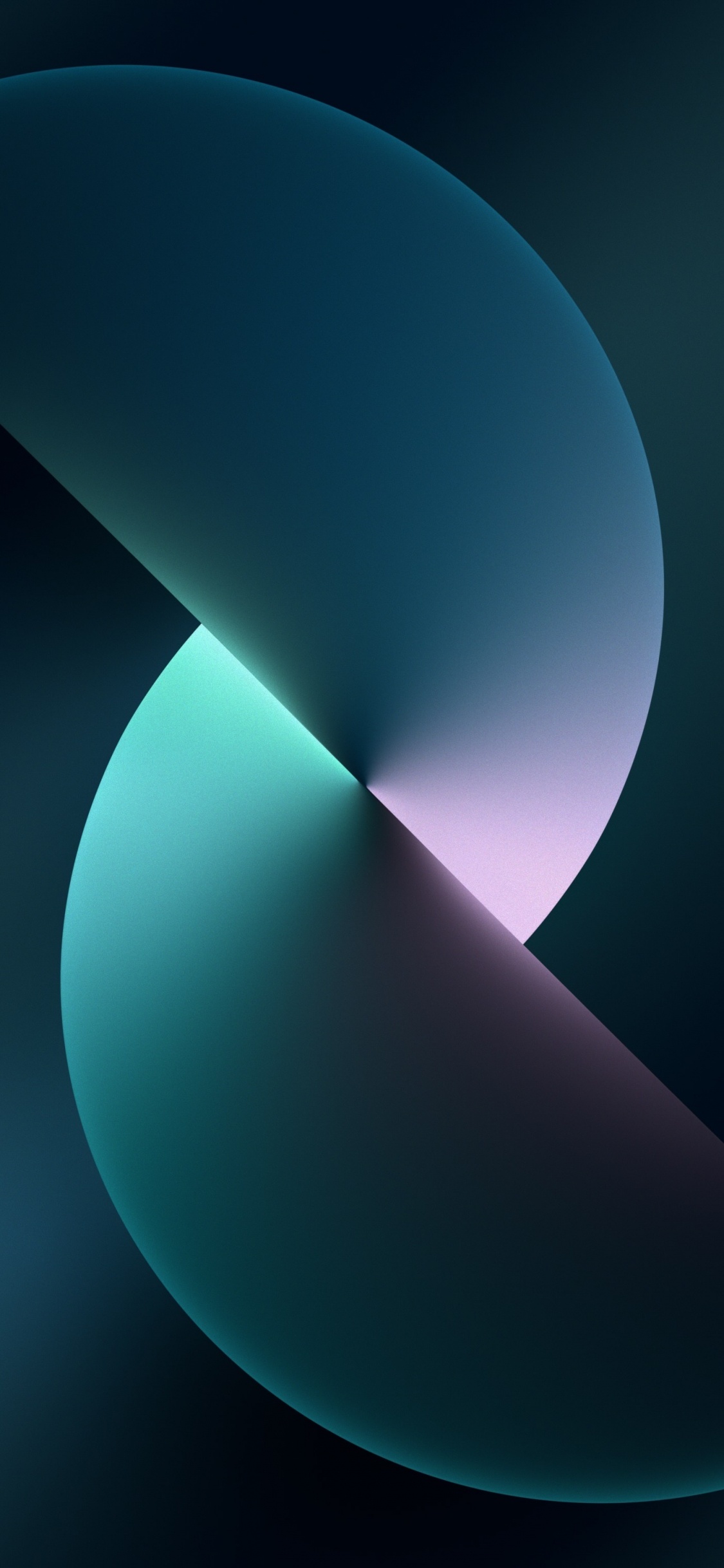 IOS 15, Äpfeln, Smartphone, Azure, Aqua. Wallpaper in 1125x2436 Resolution
