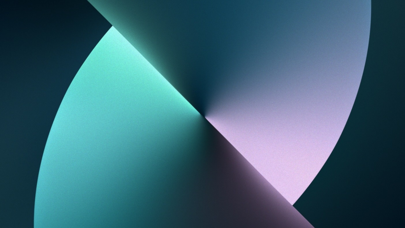 Ios 15, Apple, Smartphone, Azure, Aqua. Wallpaper in 1366x768 Resolution