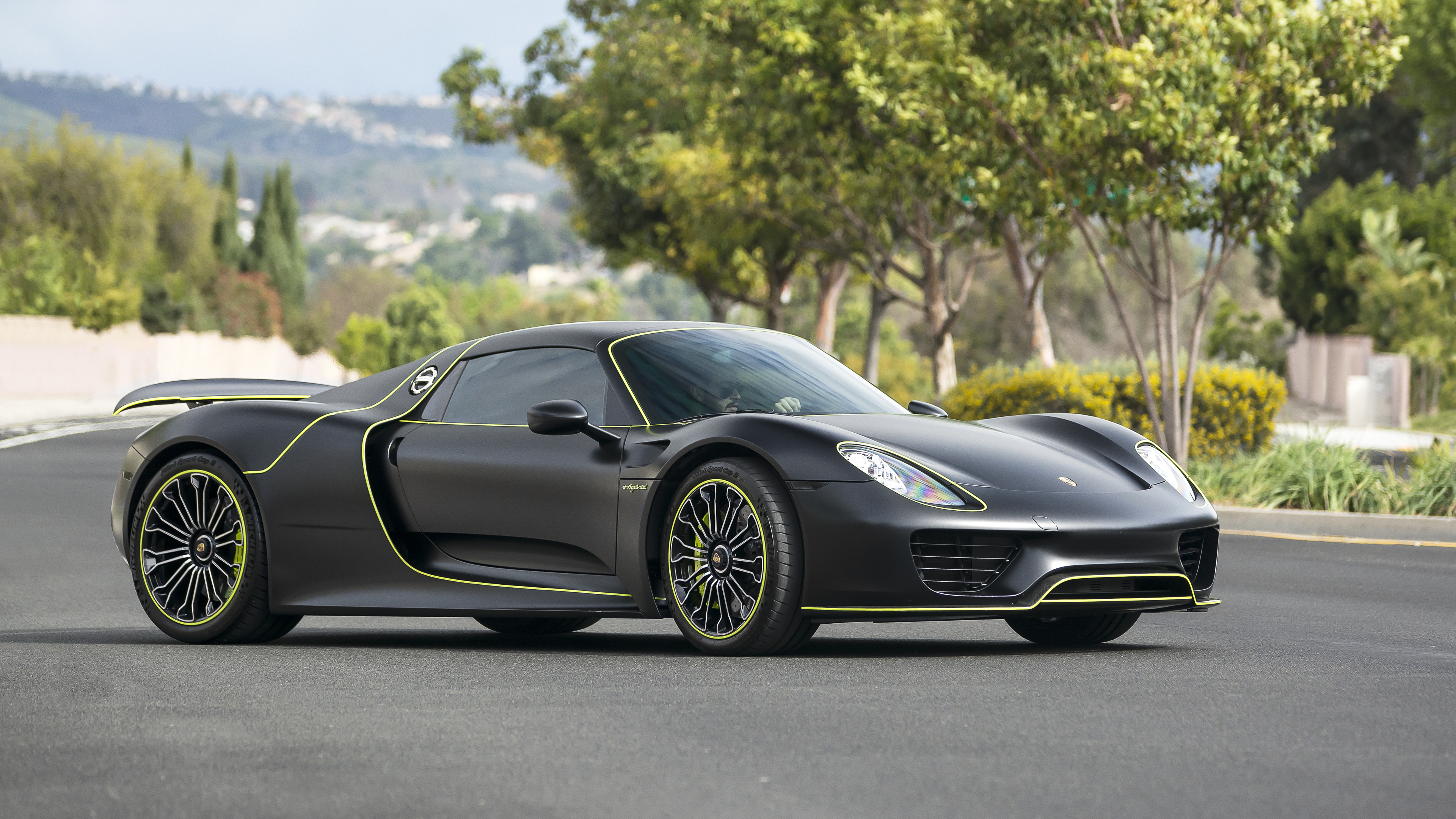 Black Porsche 911 on Road During Daytime. Wallpaper in 3840x2160 Resolution