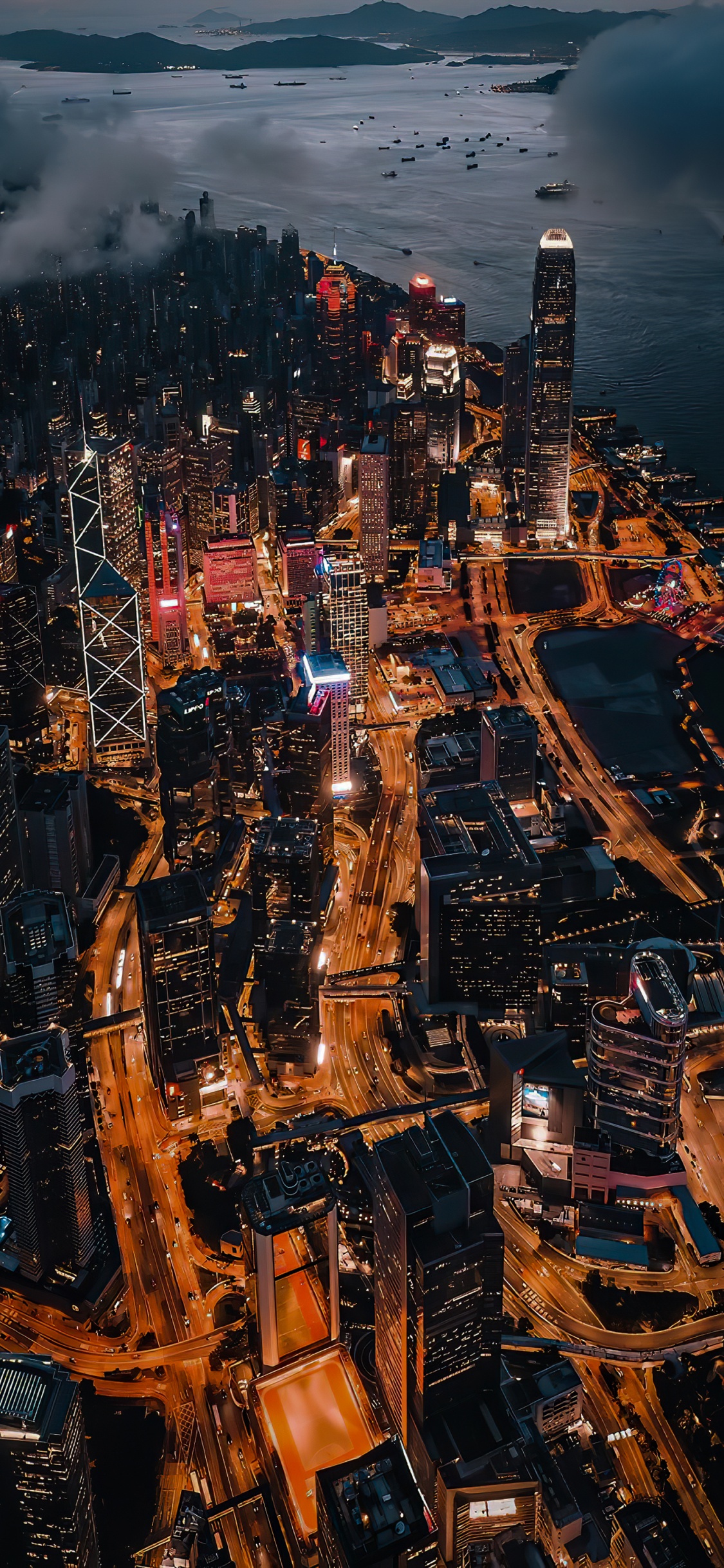 Cityscape, Building, Skyscraper, Water, World. Wallpaper in 1125x2436 Resolution