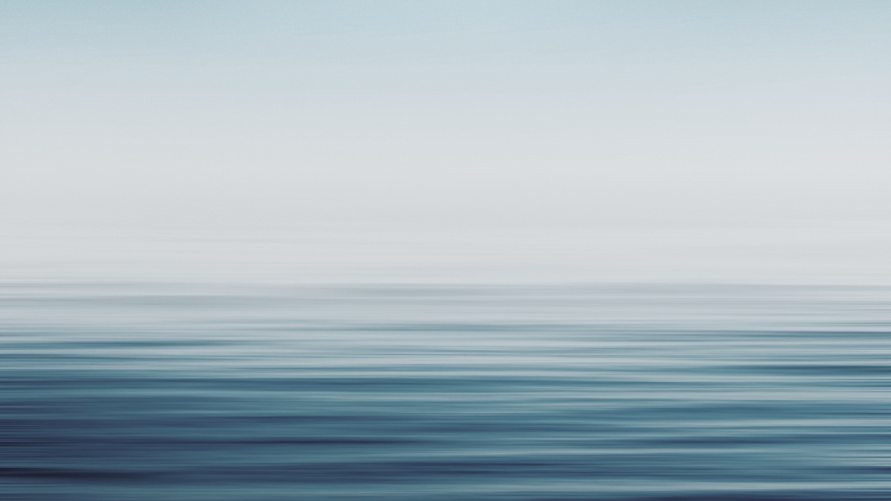 Sea, Blue, Horizon, Cloud, Calm. Wallpaper in 1280x720 Resolution