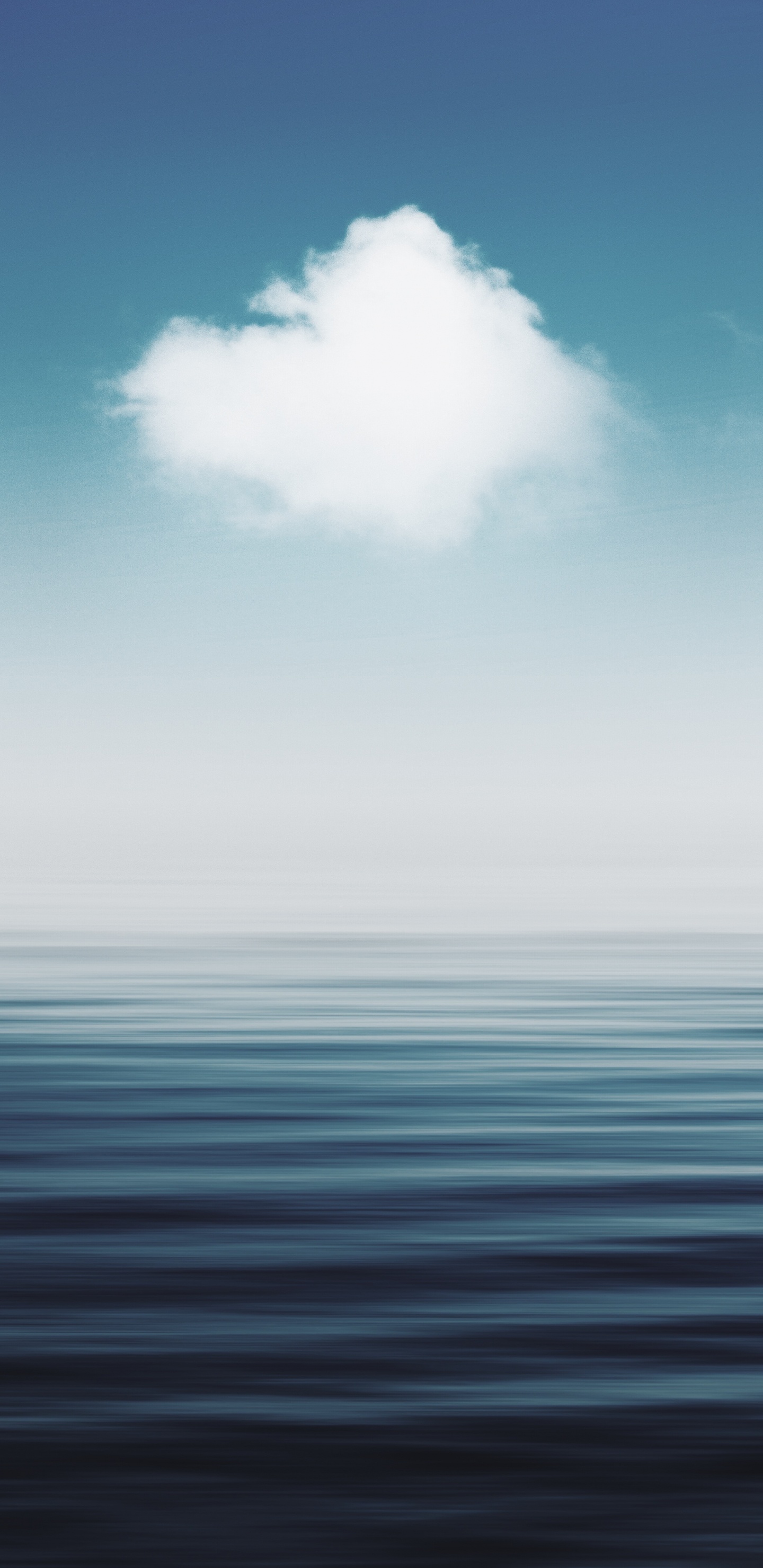 大海, 地平线, 冷静, 海洋, 气氛 壁纸 1440x2960 允许