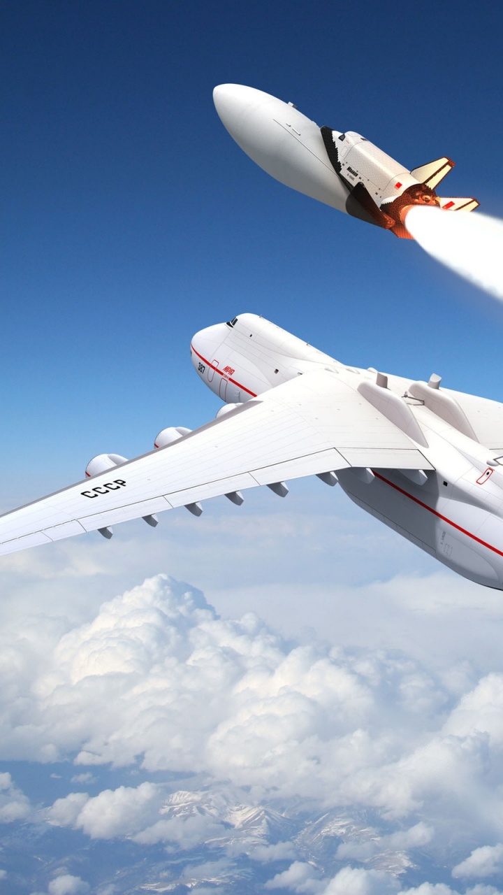 White and Orange Jet Plane in Mid Air During Daytime. Wallpaper in 720x1280 Resolution