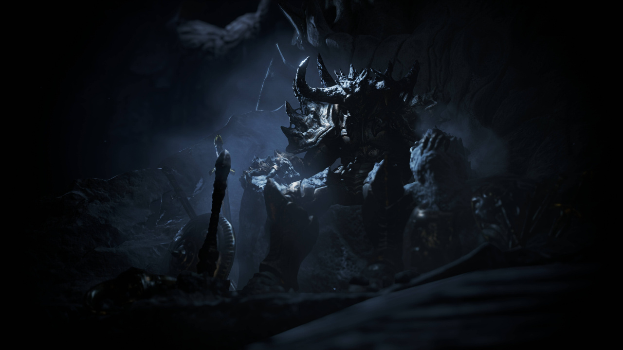 Darkness, Caving, Demon, Midnight, Devil. Wallpaper in 1280x720 Resolution