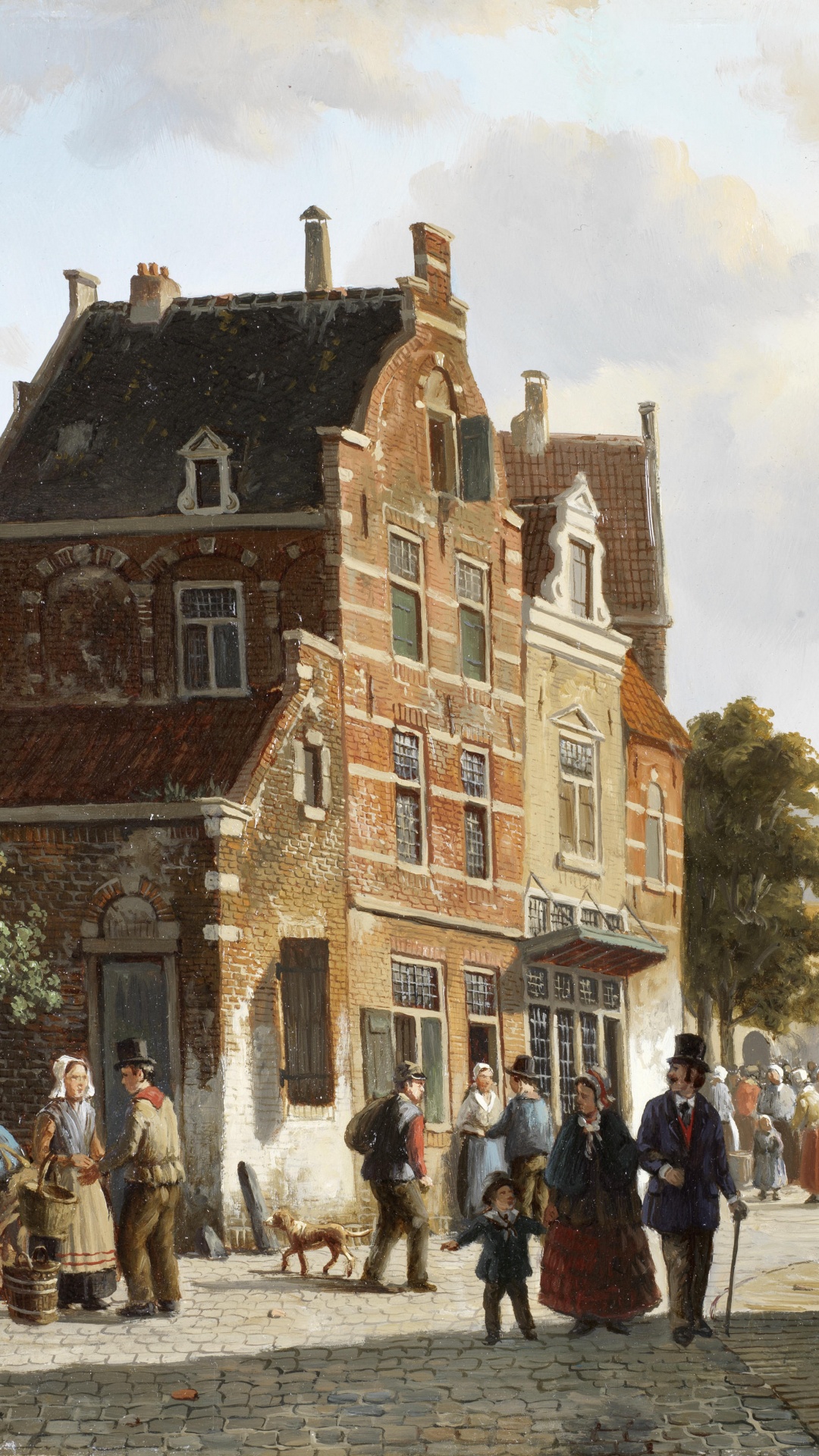 Painting, Amsterdam, Art, Artist, Town. Wallpaper in 1080x1920 Resolution