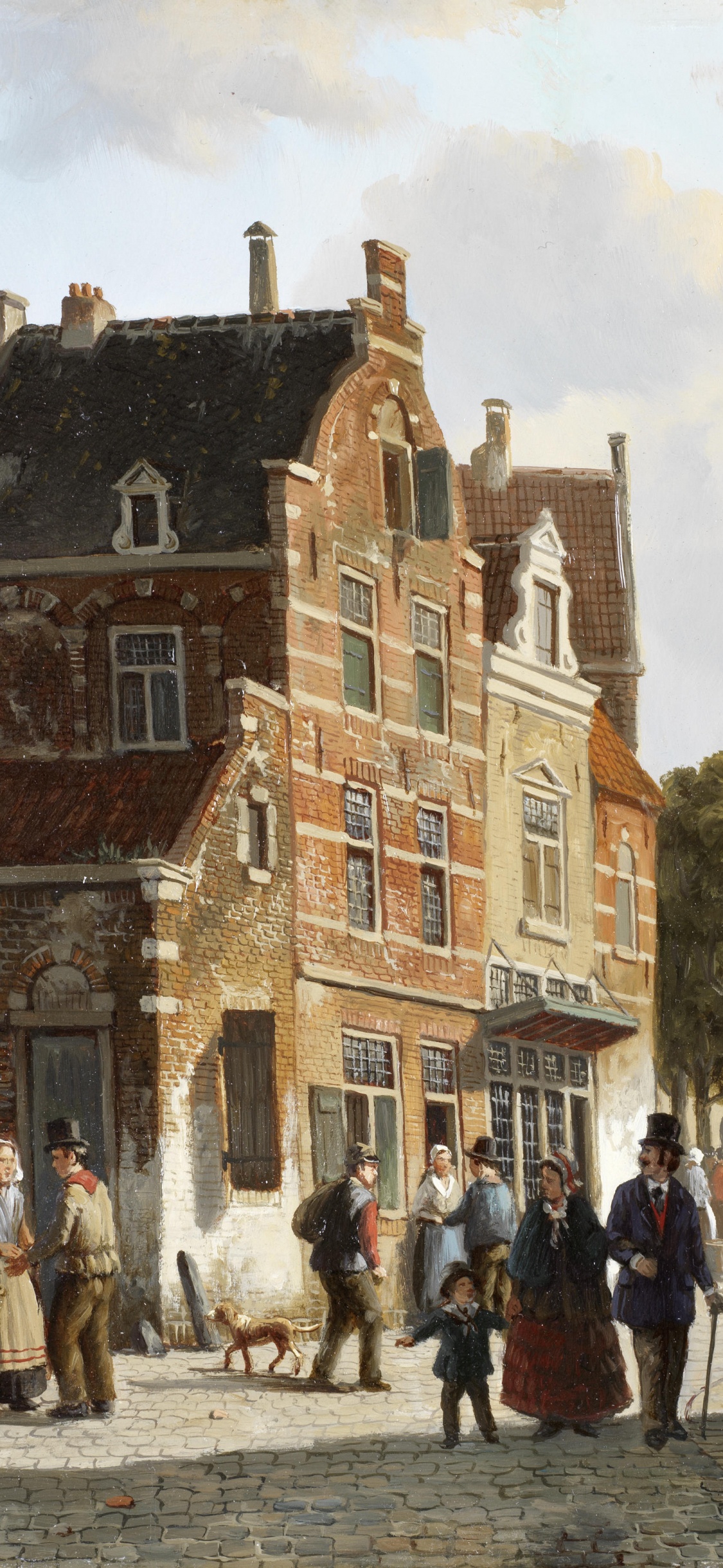 Painting, Amsterdam, Art, Artist, Town. Wallpaper in 1125x2436 Resolution