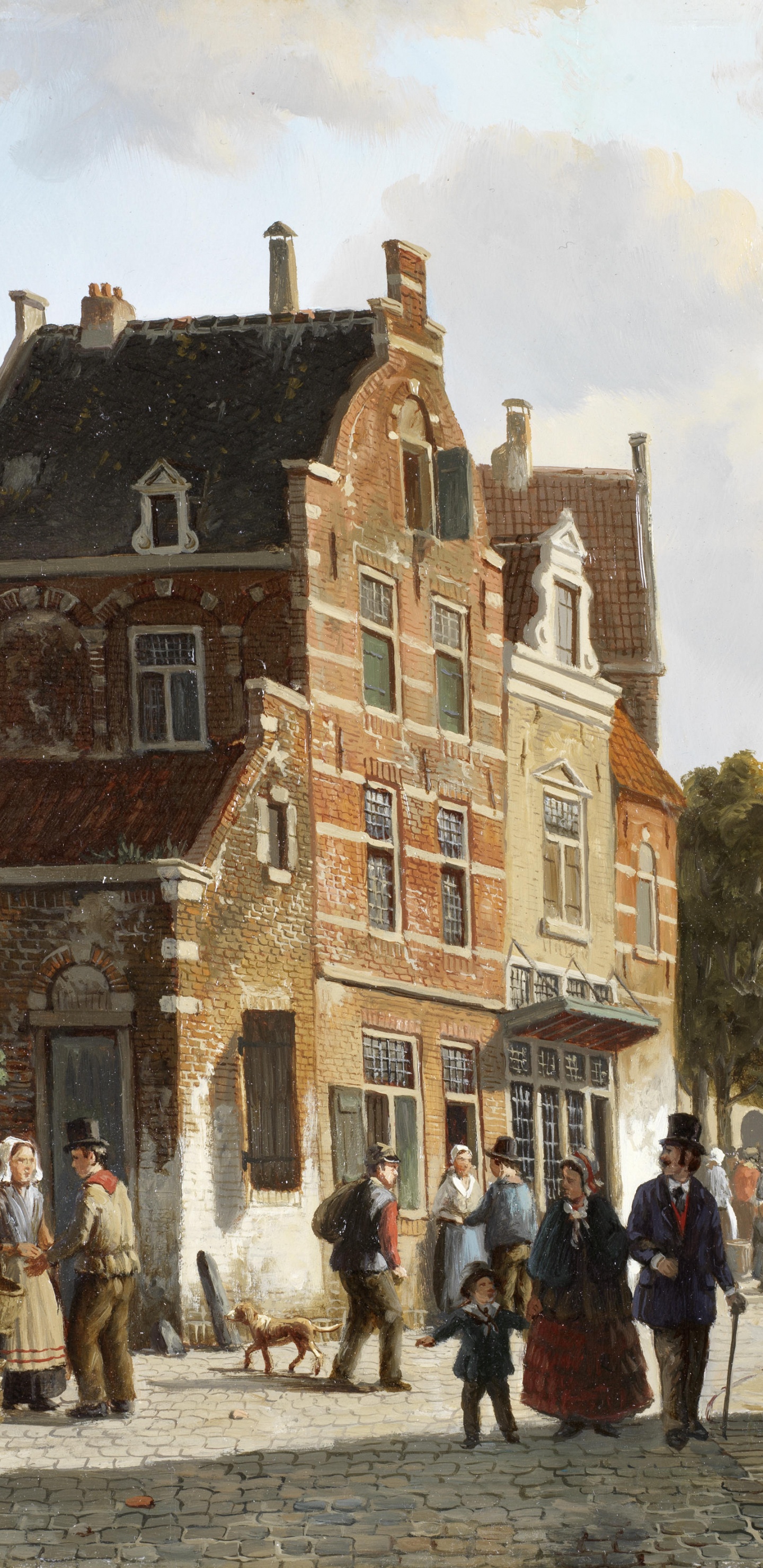 Painting, Amsterdam, Art, Artist, Town. Wallpaper in 1440x2960 Resolution